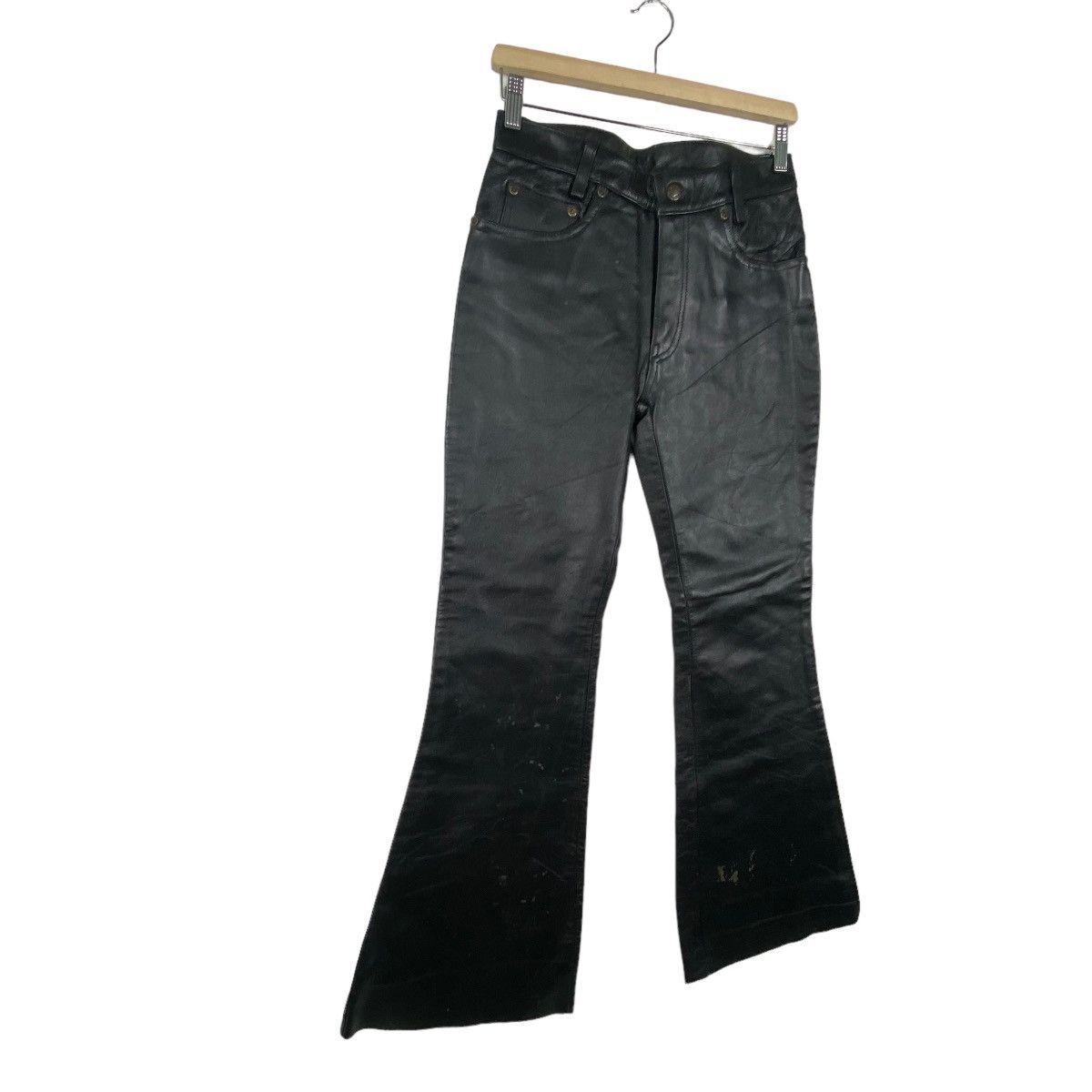 AC/DC × Genuine Leather × Leather ACDC flareleather pant Size US 30 / EU 46 - 2 Thumbnail