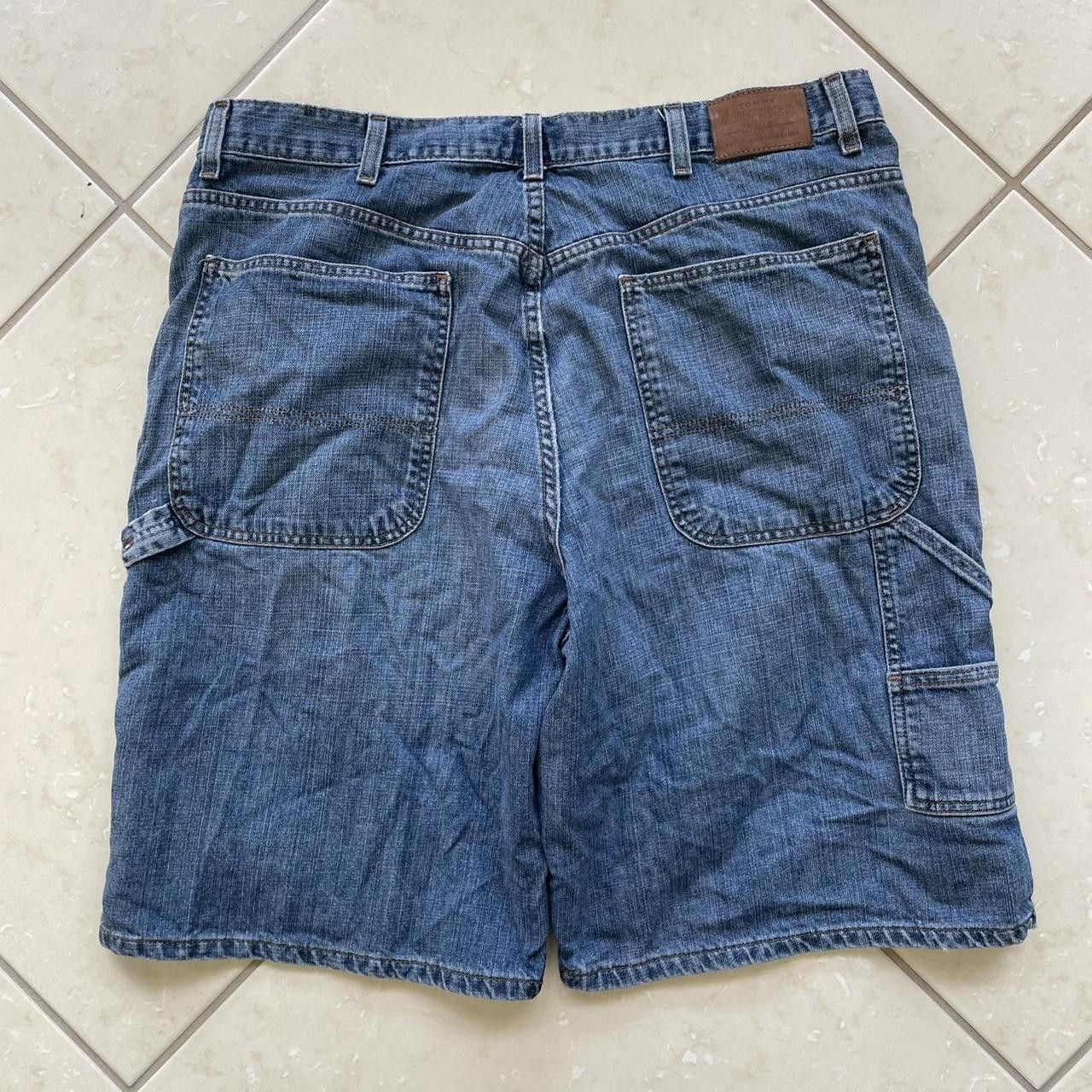 Tommy Hilfiger Vintage Y2K 90's Tommy Hilfiger Carpenter Jean Shorts Size US 38 / EU 54 - 1 Thumbnail