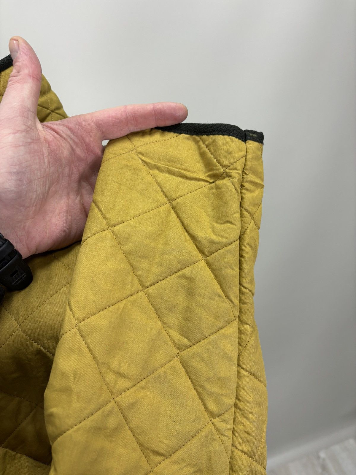 Barbour Mens jacket Barbour Duracotton Quilted Size S Color Yellow Size US S / EU 44-46 / 1 - 12 Thumbnail