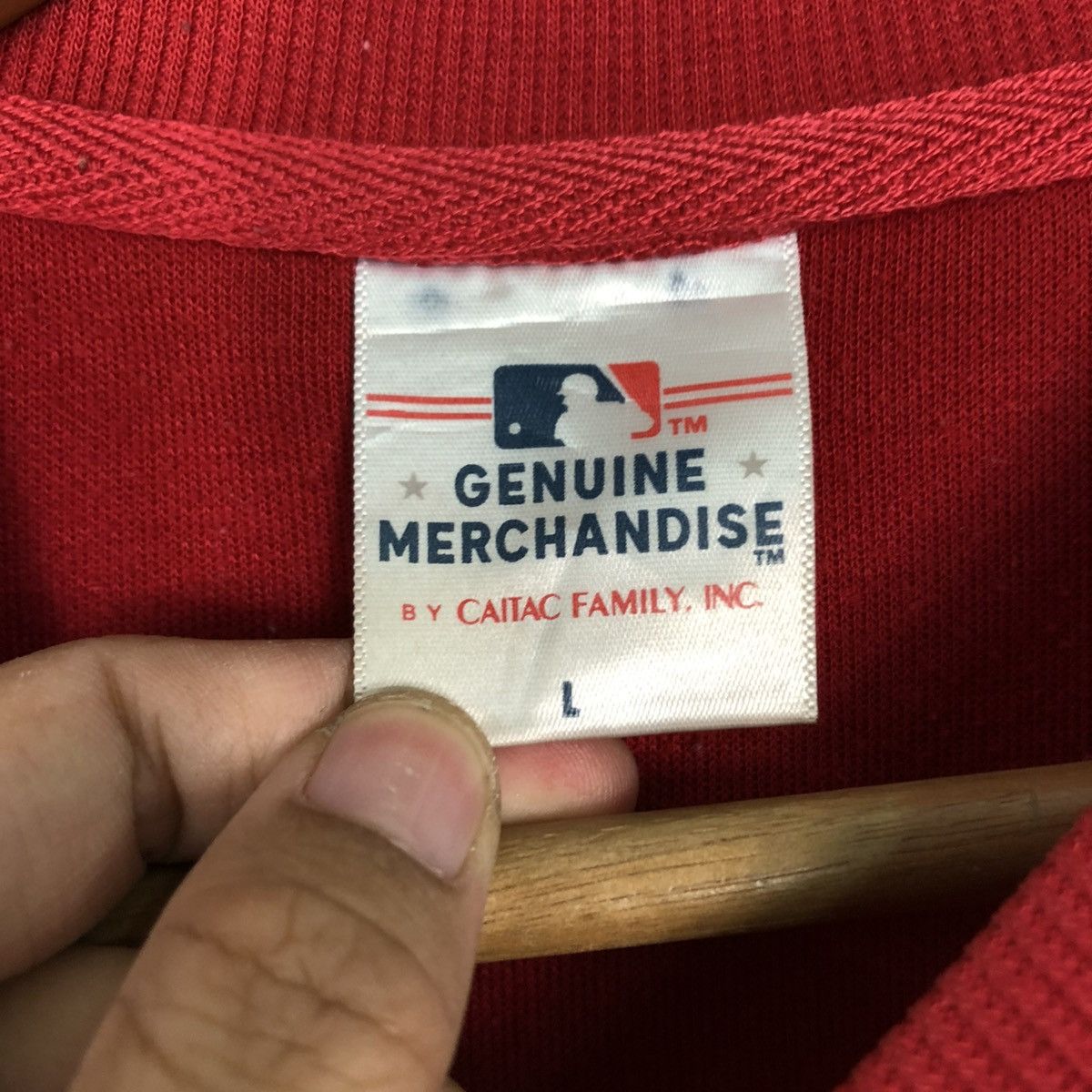 MLB 🔥VINTAGE SWEATSHIRT MAJOR LEAGUE BASEBALL ANGELS BIG LOGO Size US L / EU 52-54 / 3 - 15 Thumbnail