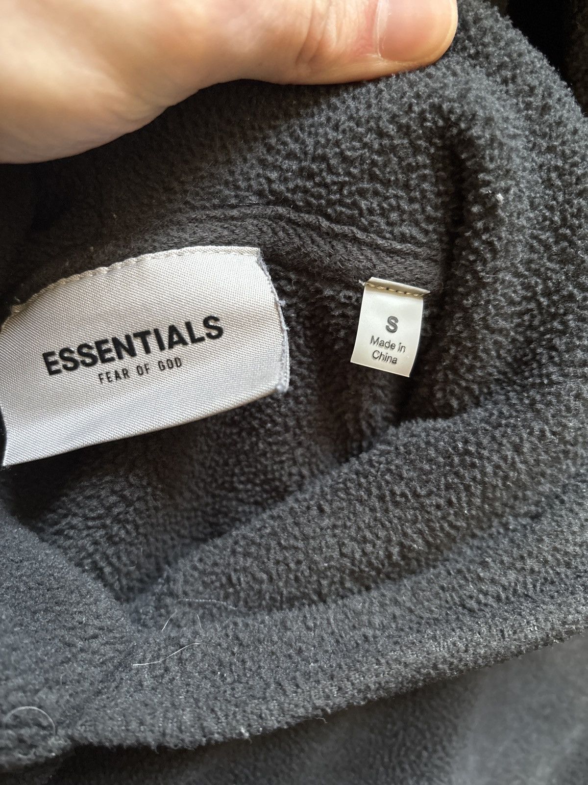 FOG × Fear of God Fear of God essentials fleece hoodie Size US S / EU 44-46 / 1 - 3 Thumbnail