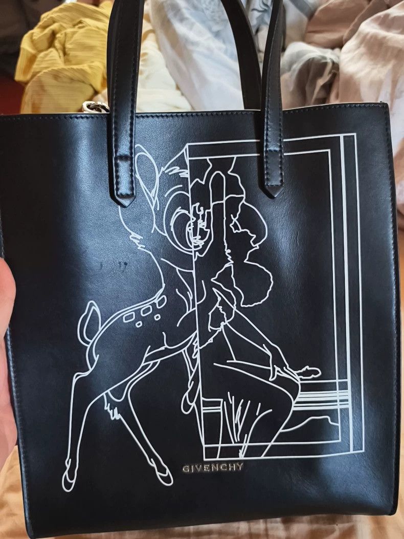 Givenchy Givenchy Deer handbag, black leather material, white deer Size ONE SIZE - 1 Thumbnail