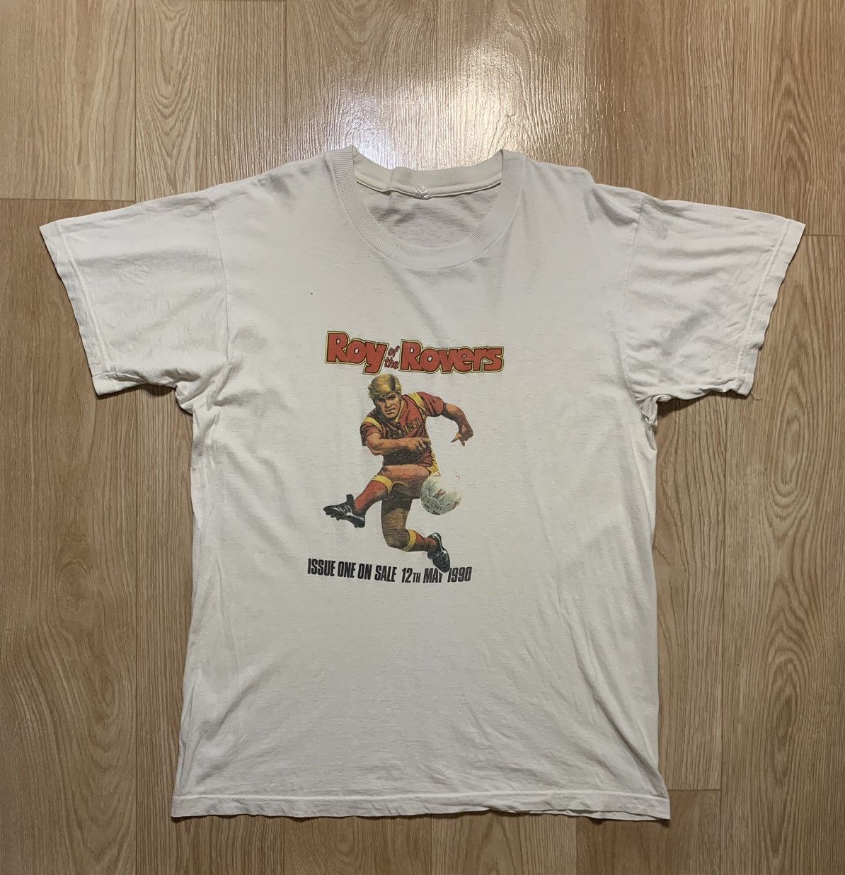 Vintage Rare Vintage Roy of the Rovers Football Comics T-Shirt Size US XL / EU 56 / 4 - 1 Thumbnail