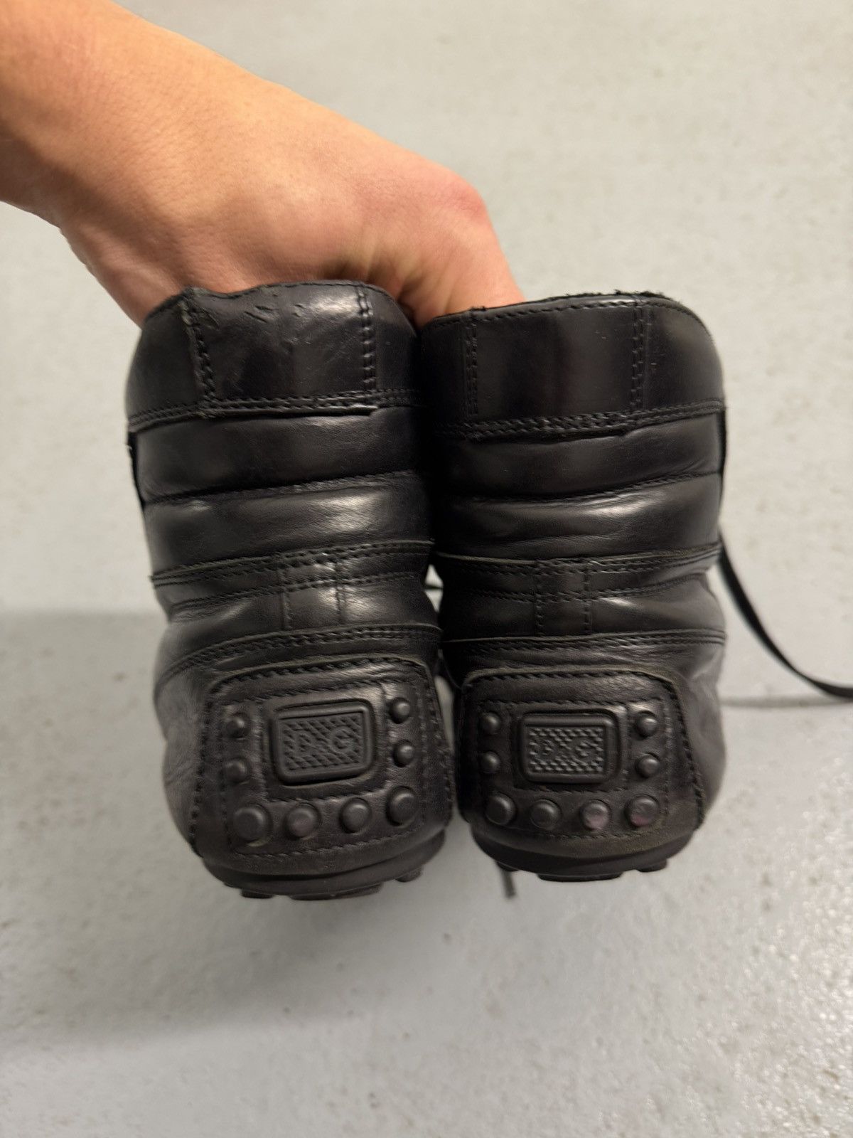 Dolce & Gabbana Vintage Dolce & Gabbana Combat Miltary Leather Sneakers Size US 8 / EU 41 - 8 Thumbnail
