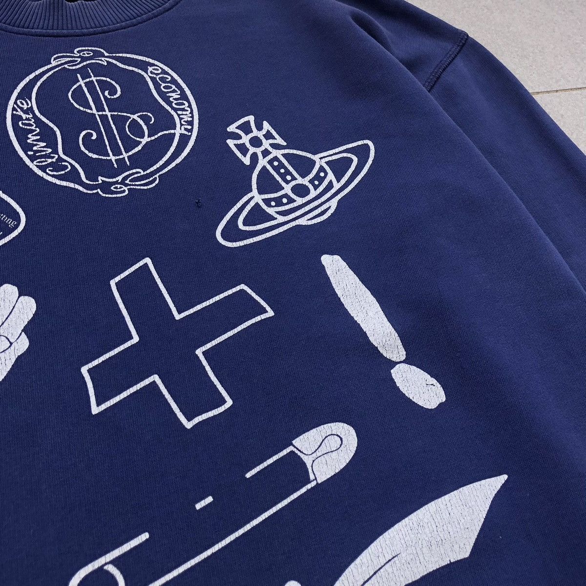 Vivienne Westwood Vivienne Westwood Anglomania Big Logo Sweatshirt Size US M / EU 48-50 / 2 - 4 Thumbnail