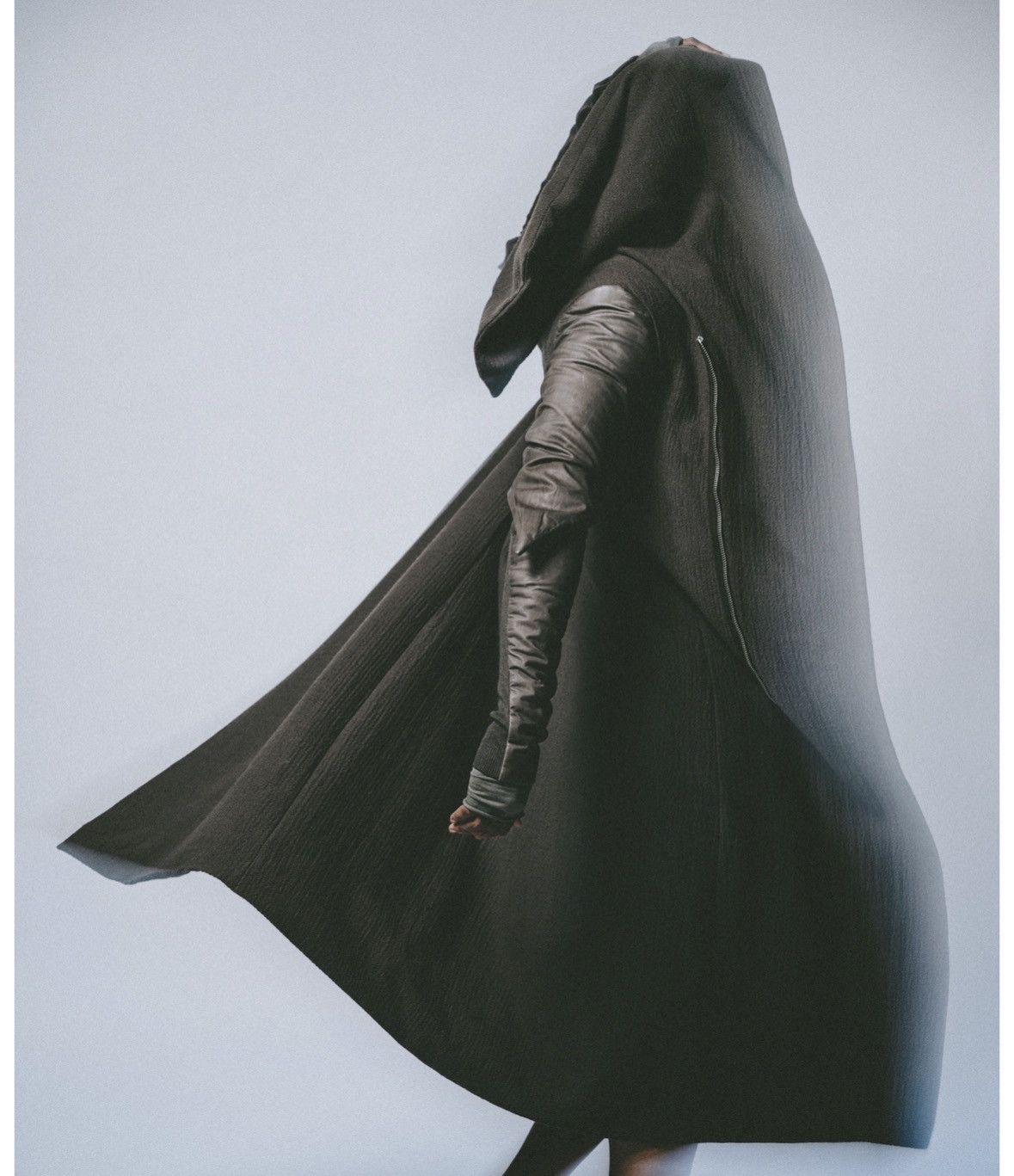 Rick Owens Aw09 Elbow Wing Long Jacket Size US S / EU 44-46 / 1 - 5 Thumbnail
