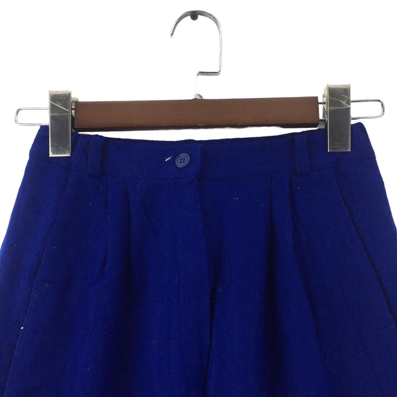 Vintage Vtg 90’ CHATEAU FIGEAC FRENCH Minimalist Blue Pant Trouser Size 24" / US 00 / IT 34 - 2 Thumbnail