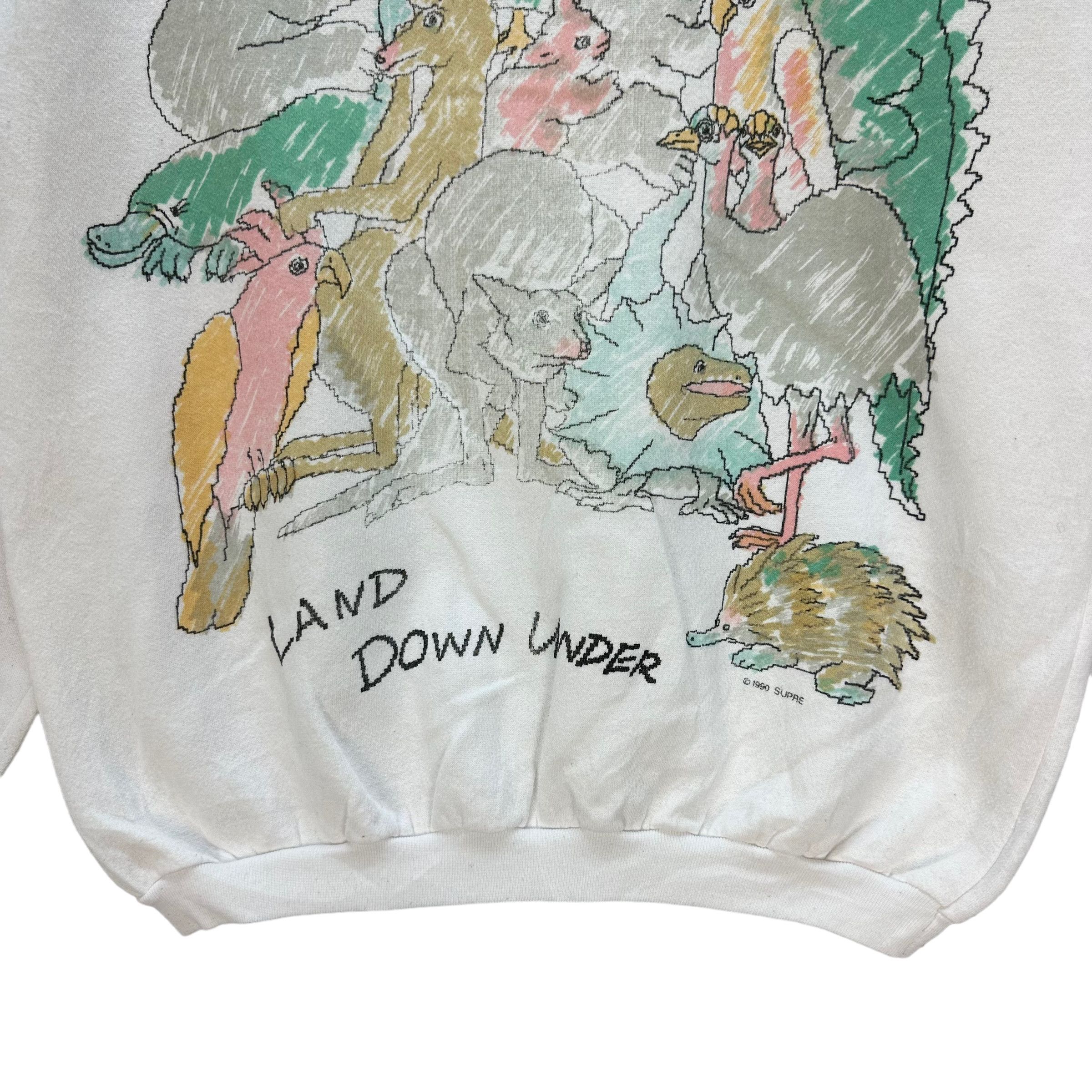 Other 1990 SUPRE LAND DOWN UNDER ANIMAL SWEATSHIRT #8273-220 Size US S / EU 44-46 / 1 - 5 Thumbnail