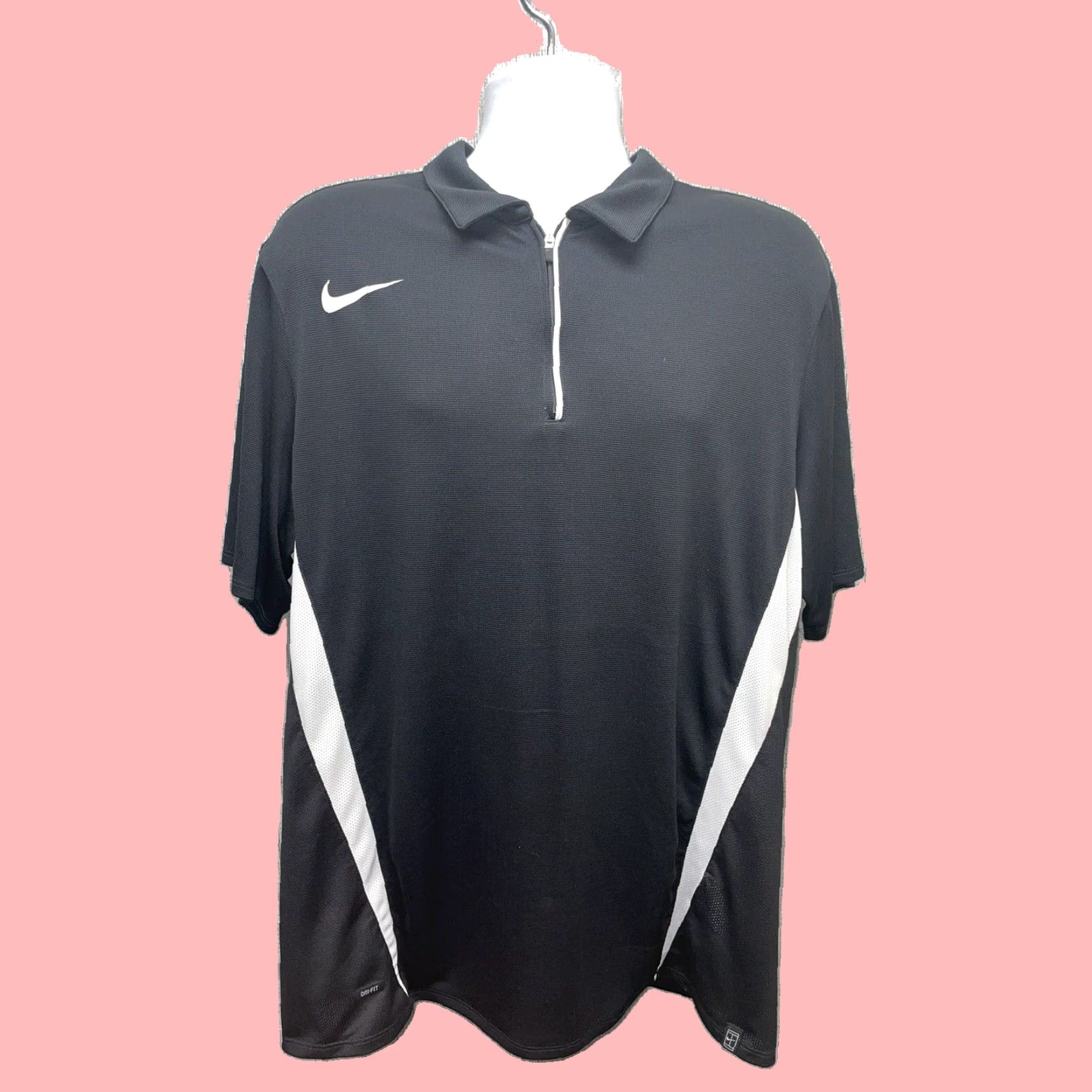 Nike Nike Dry Fit Knit Statement 1 4 Zip Men S Small AJ5446 435 Golf Blue Long Sleeve Grailed