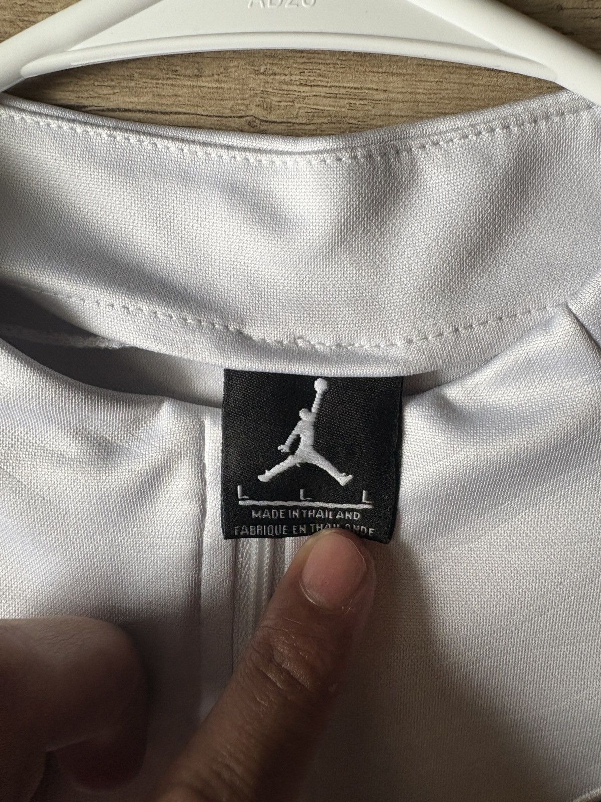 Jordan Brand PSG White Warm Up Long Sleeve Size US L / EU 52-54 / 3 - 6 Thumbnail