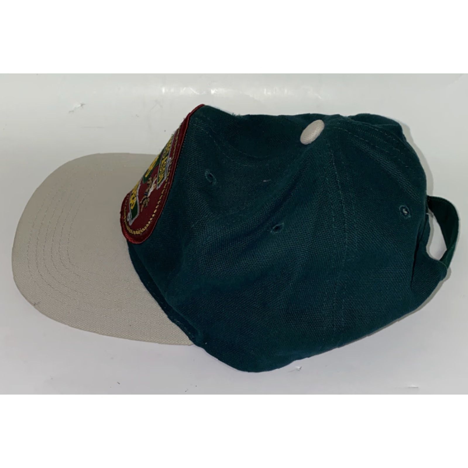 Vintage Richardson Men's Adjustable Hat Green Fort Una Rodeo Assn 90s Casual Cap Size ONE SIZE - 4 Thumbnail