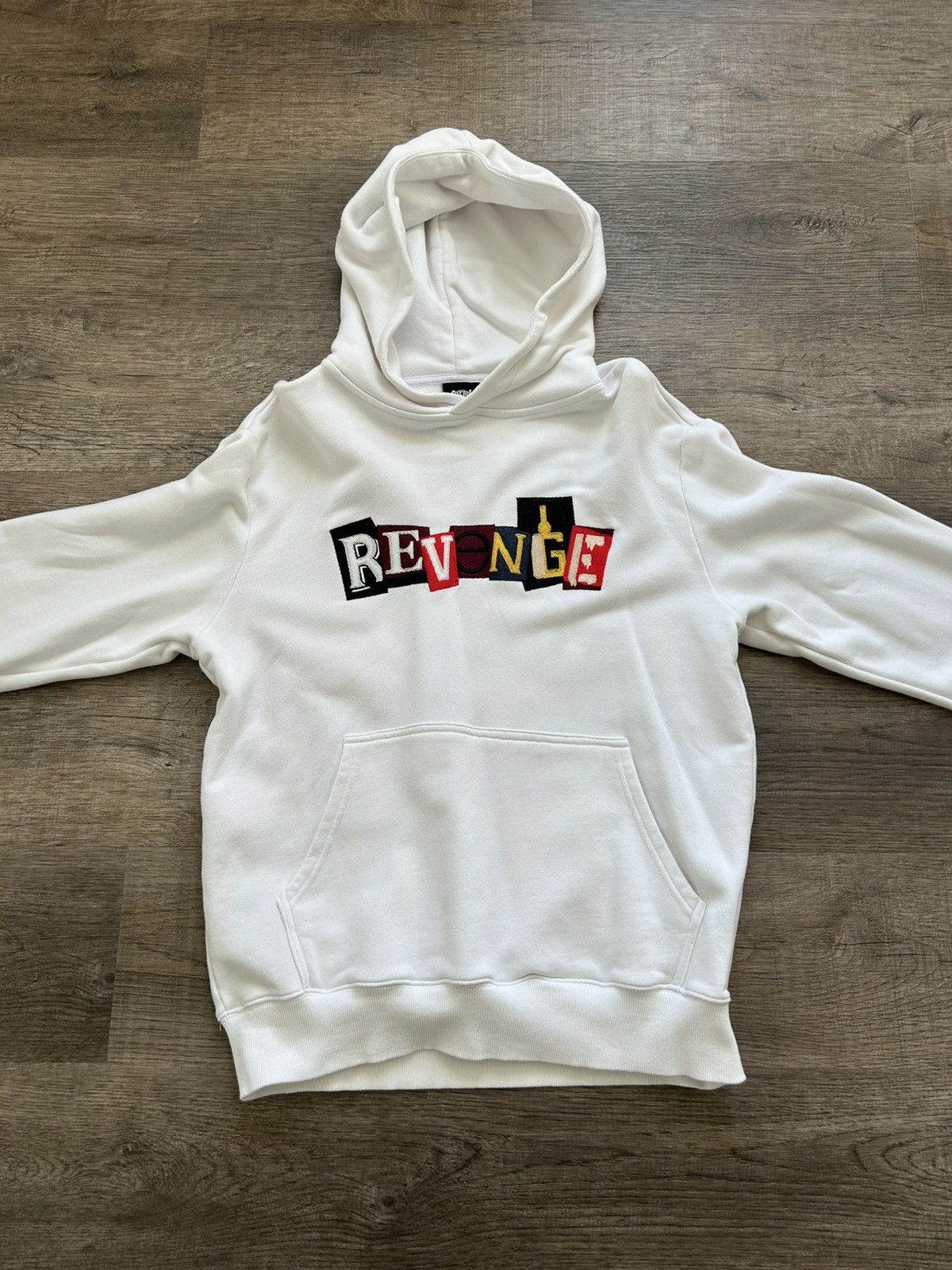 Revenge Revenge Ransom Note Hoodie White 1/100 Size US M / EU 48-50 / 2 - 1 Thumbnail