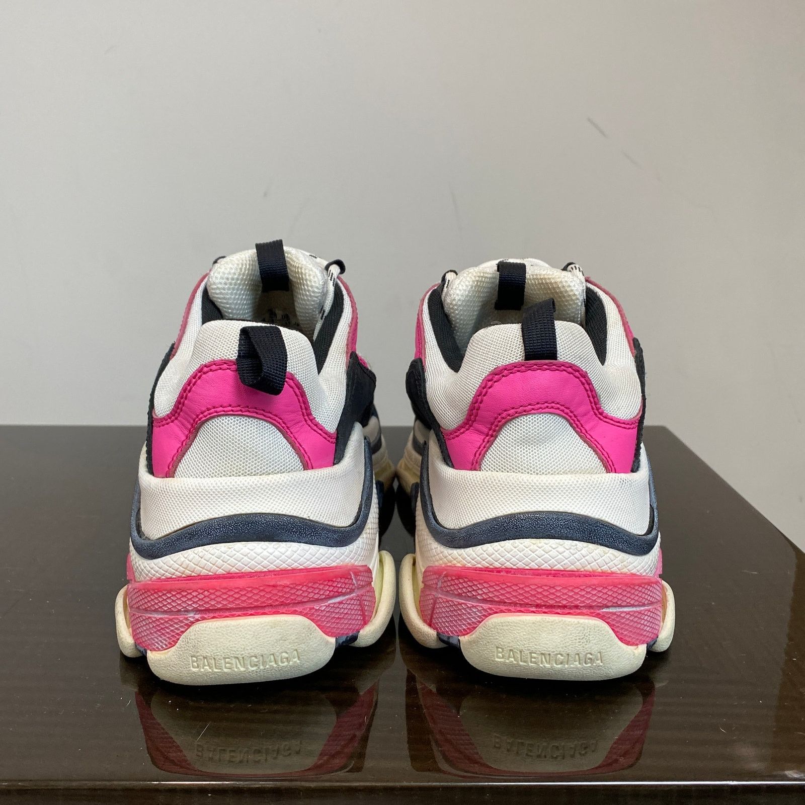 Balenciaga Balenciaga Triple S Bicolor Purple Chunky Sneakers 11 Size US 11 / IT 41 - 4 Thumbnail