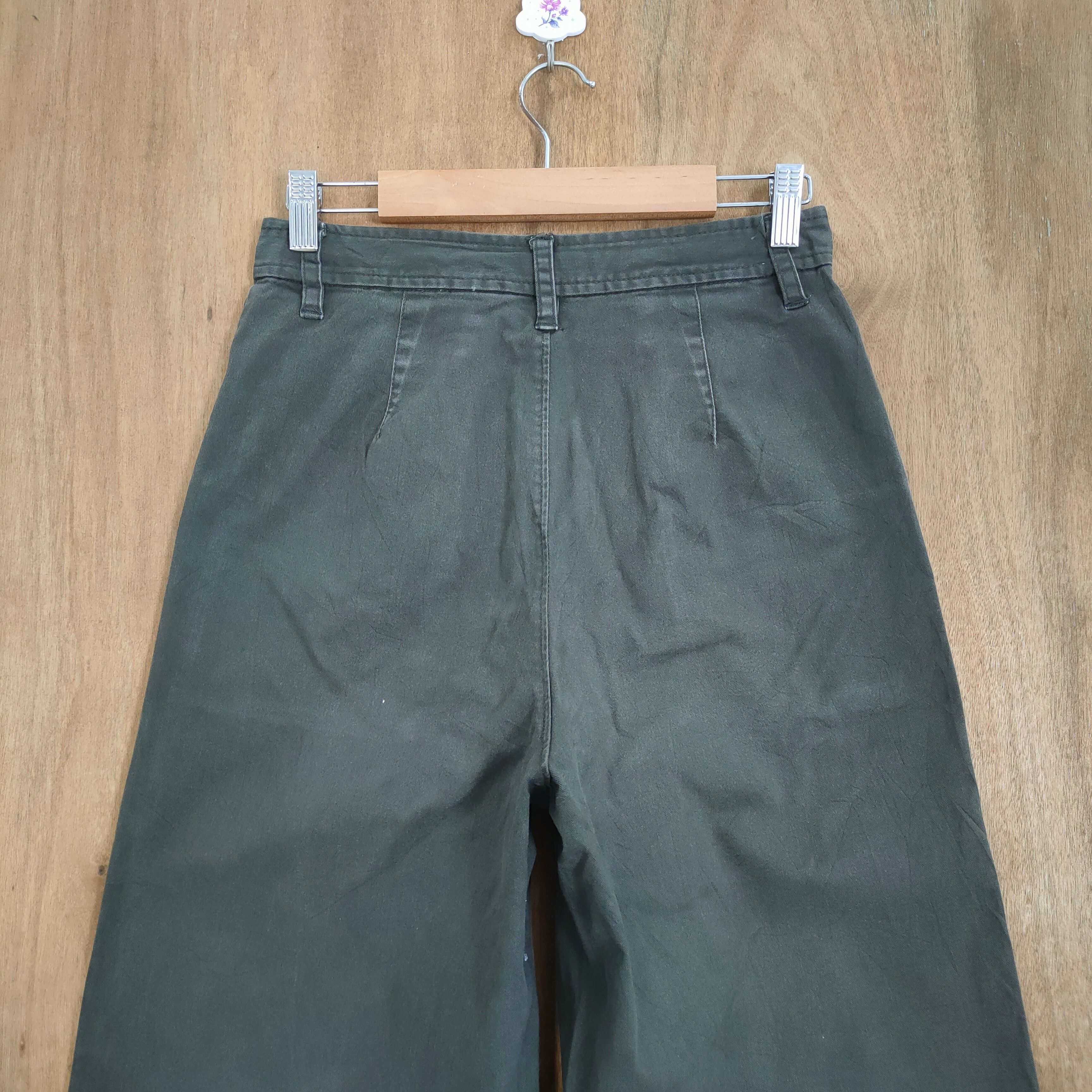 GU JAPAN GU GREEN BAGGY BUSH PANTS Size US 26 / EU 42 - 8 Thumbnail