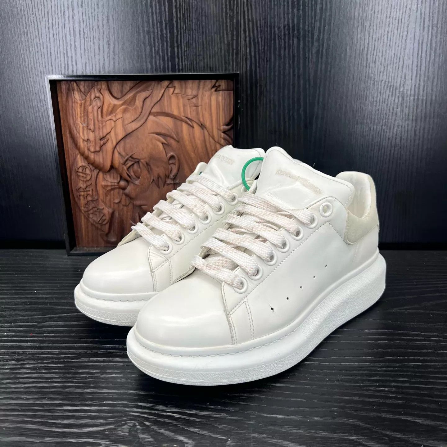 Alexander McQueen McQueen White & Pink Suede Shoes 39 (O.Box) Size US 6 / EU 39 - 1 Thumbnail