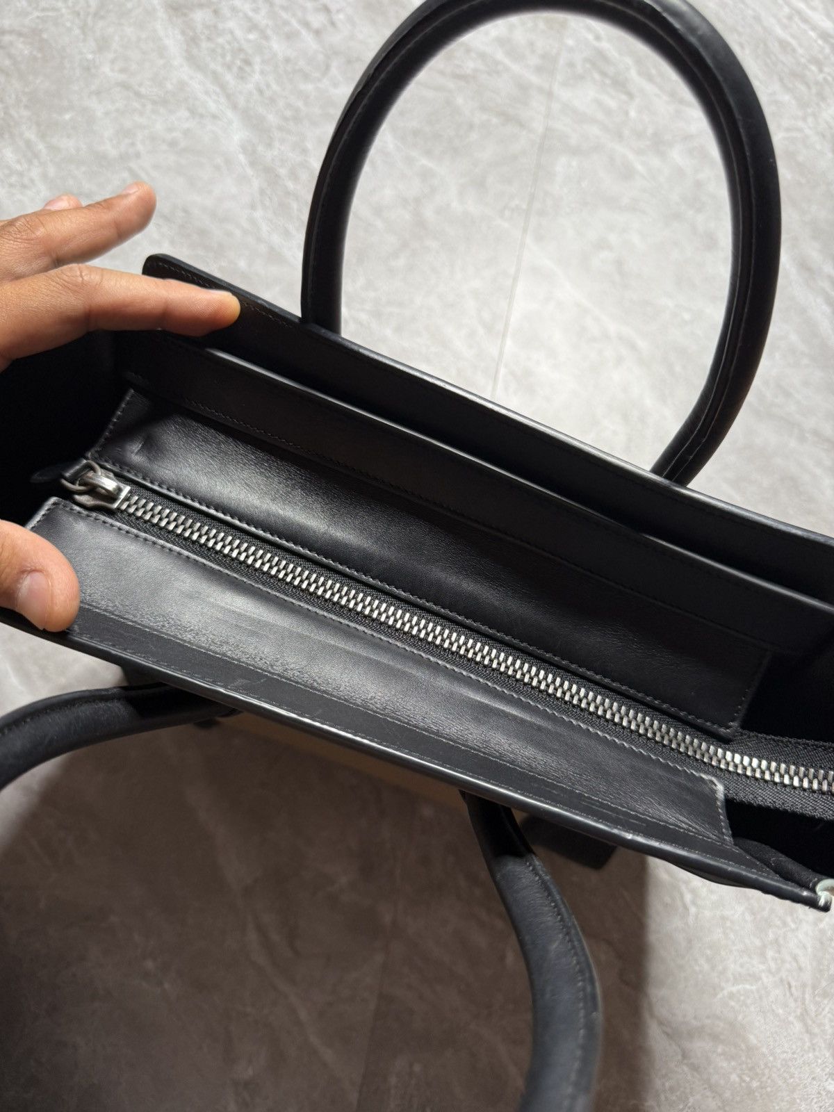 Celine Celine By Phoebe Philo Tricolor Micro Luggage Tote Bag Size ONE SIZE - 16 Thumbnail
