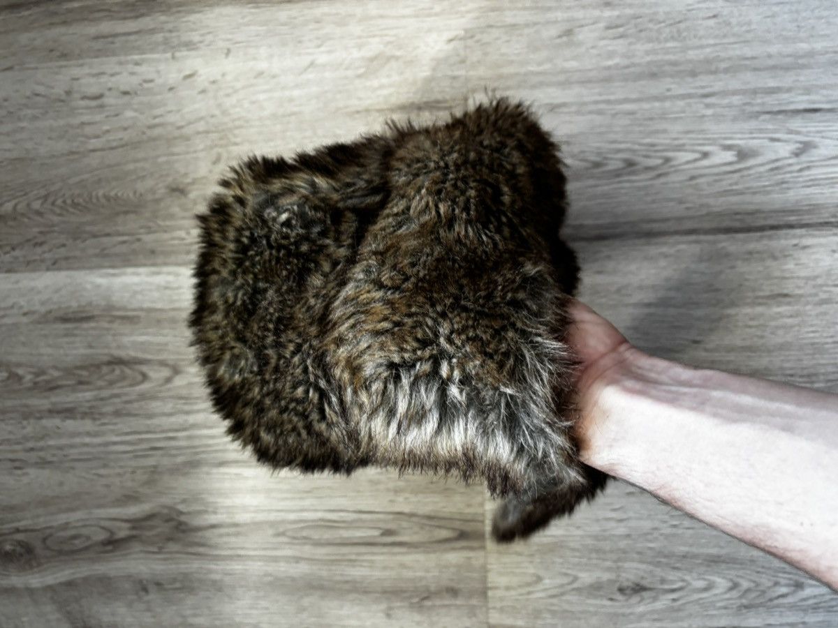 Other Lemon Collection Faux Fur Ushanka Hat | Y2K Danish Design Size ONE SIZE - 18 Thumbnail