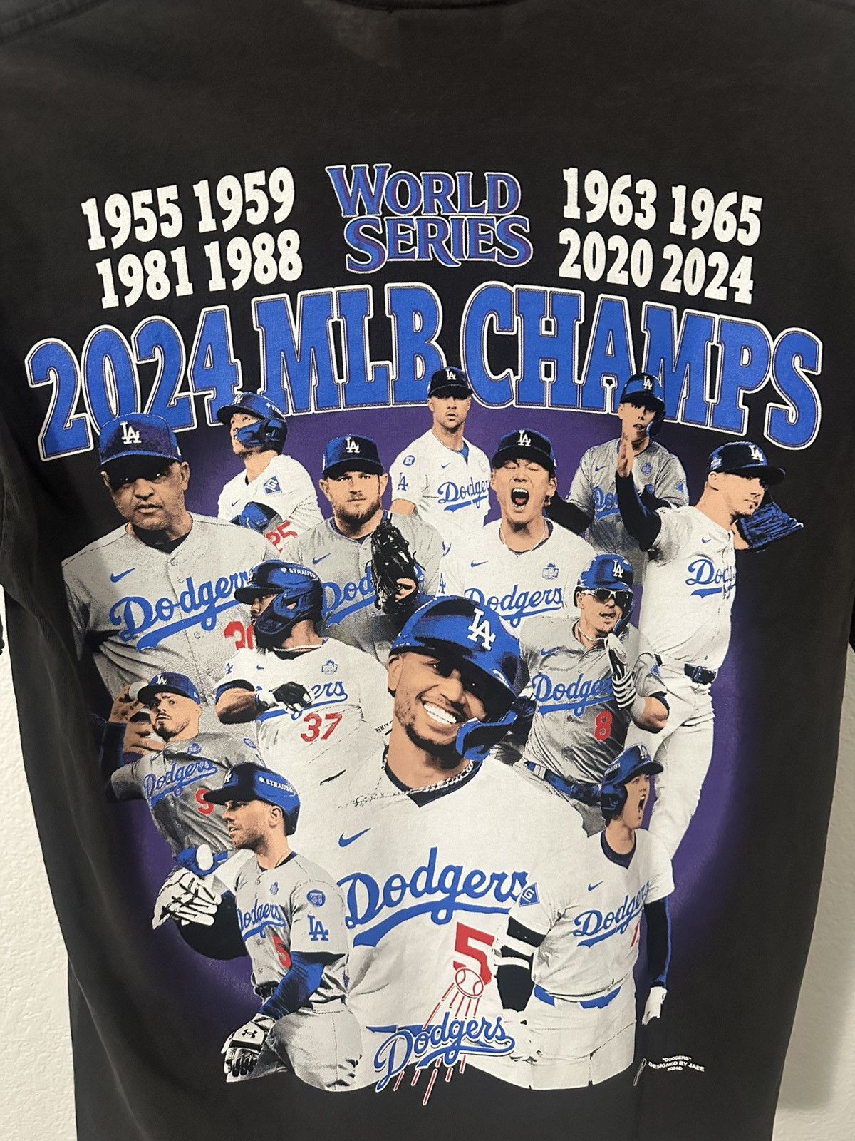 JAEE JAEE Dodgers Graphic T Shirt Size US S / EU 44-46 / 1 - 5 Thumbnail