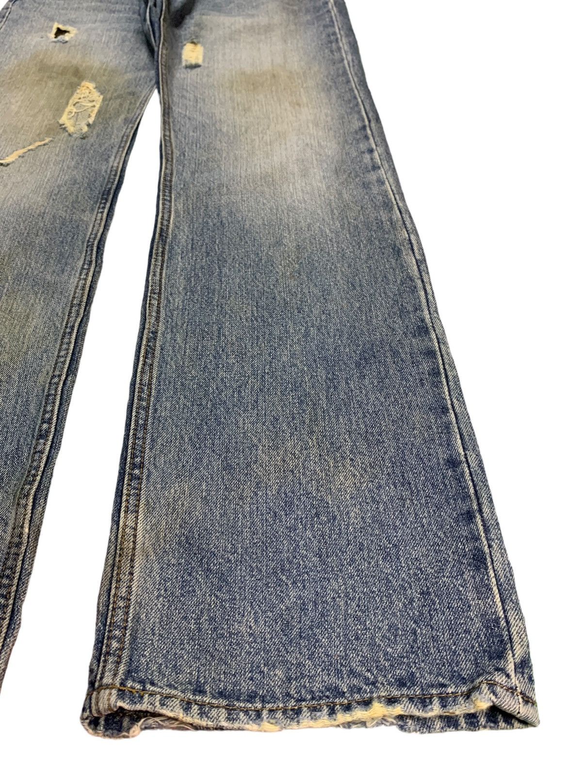 Japanese Brand Vintage Japanese Brand Mud Wash Distressed Baggy Jeans Size US 33 - 7 Thumbnail