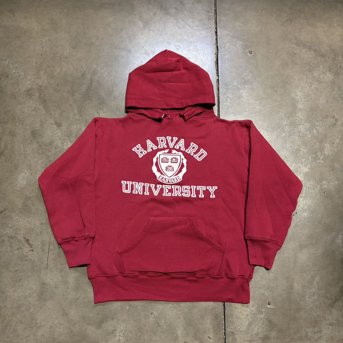 Russell Athletic Vintage 80s Harvard Double Face Hoodie Russell Athletic USA Size US M / EU 48-50 / 2 - 1 Thumbnail