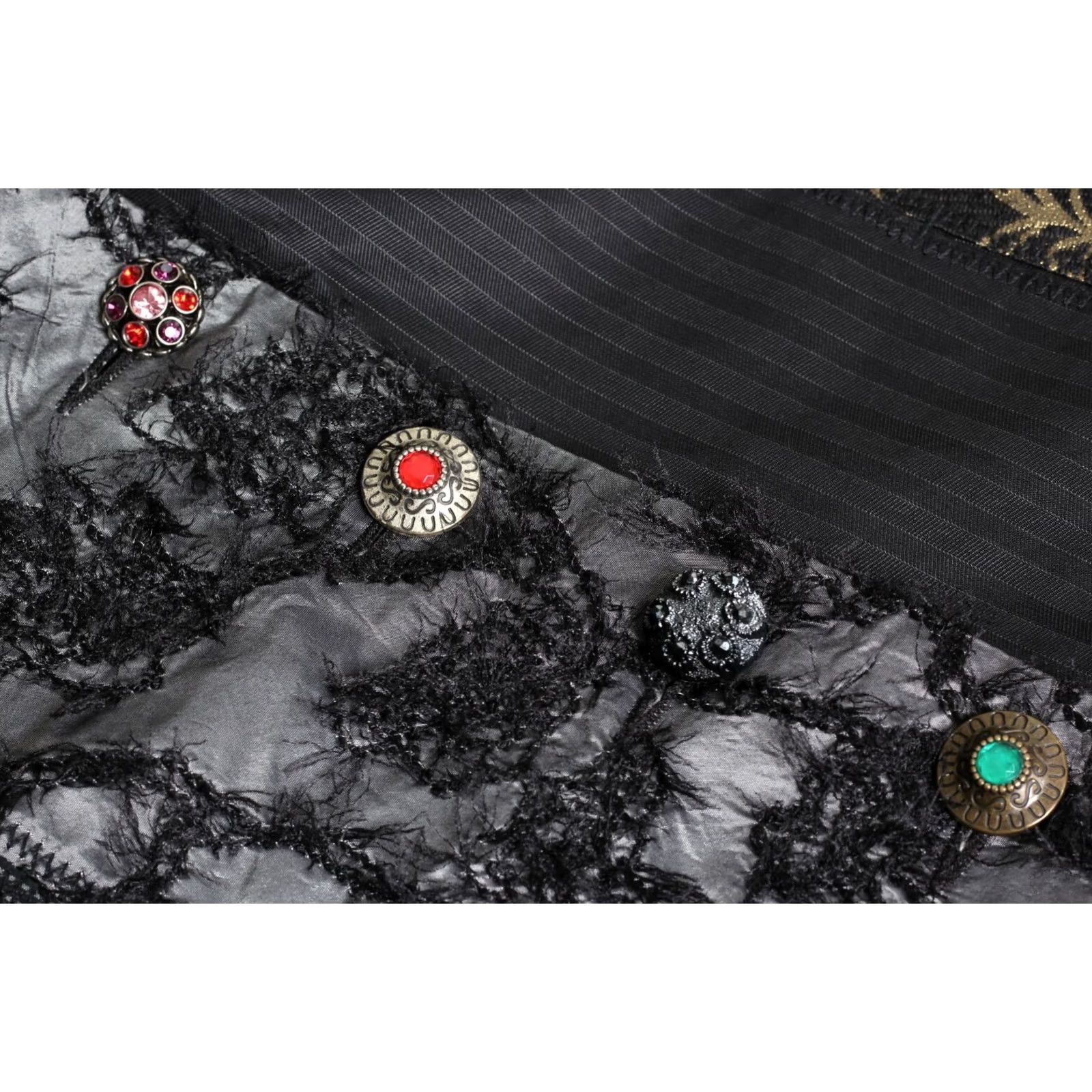 Desigual DESIGUAL Coat Jacket Women 01E2900 Overcoat Size 38 Multicoloured MJ4961 Size XS / US 0-2 / IT 36-38 - 4 Thumbnail