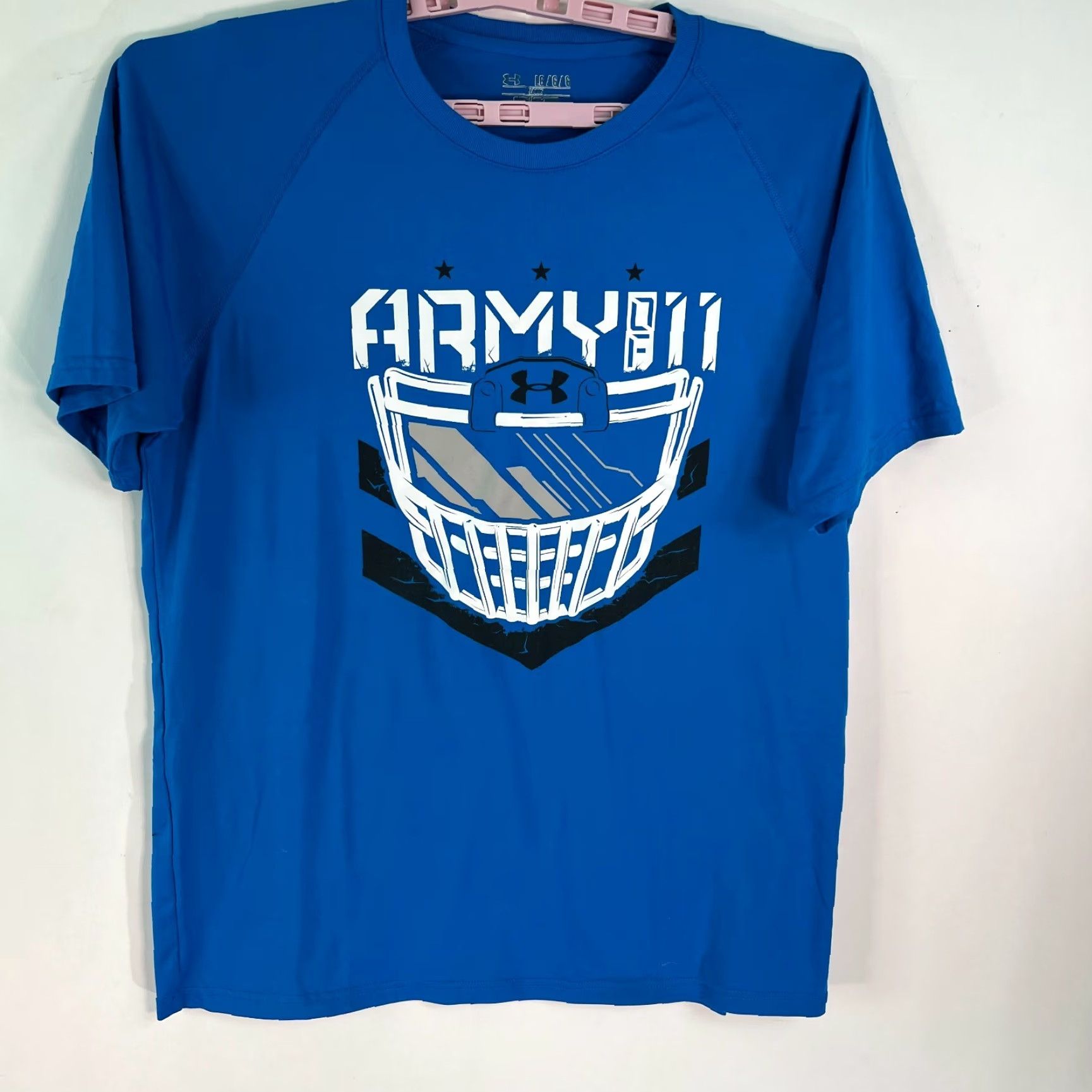 Under Armour Under Armour Graphic T-Shirt Men's Crew Neck Short Sleeve Army Blue Size L Size US L / EU 52-54 / 3 - 2 Thumbnail