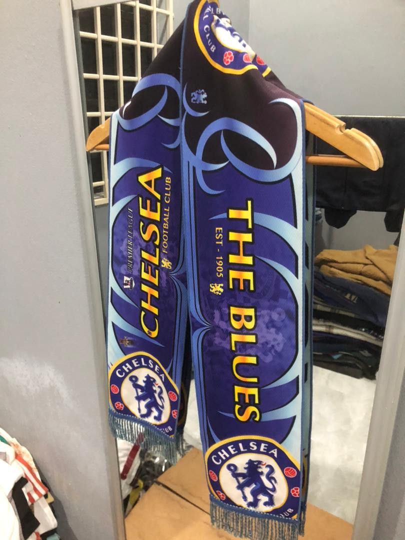 Chelsea Soccer Chelsea FC Scarf / Muffler / Neckwear Size ONE SIZE - 3 Thumbnail