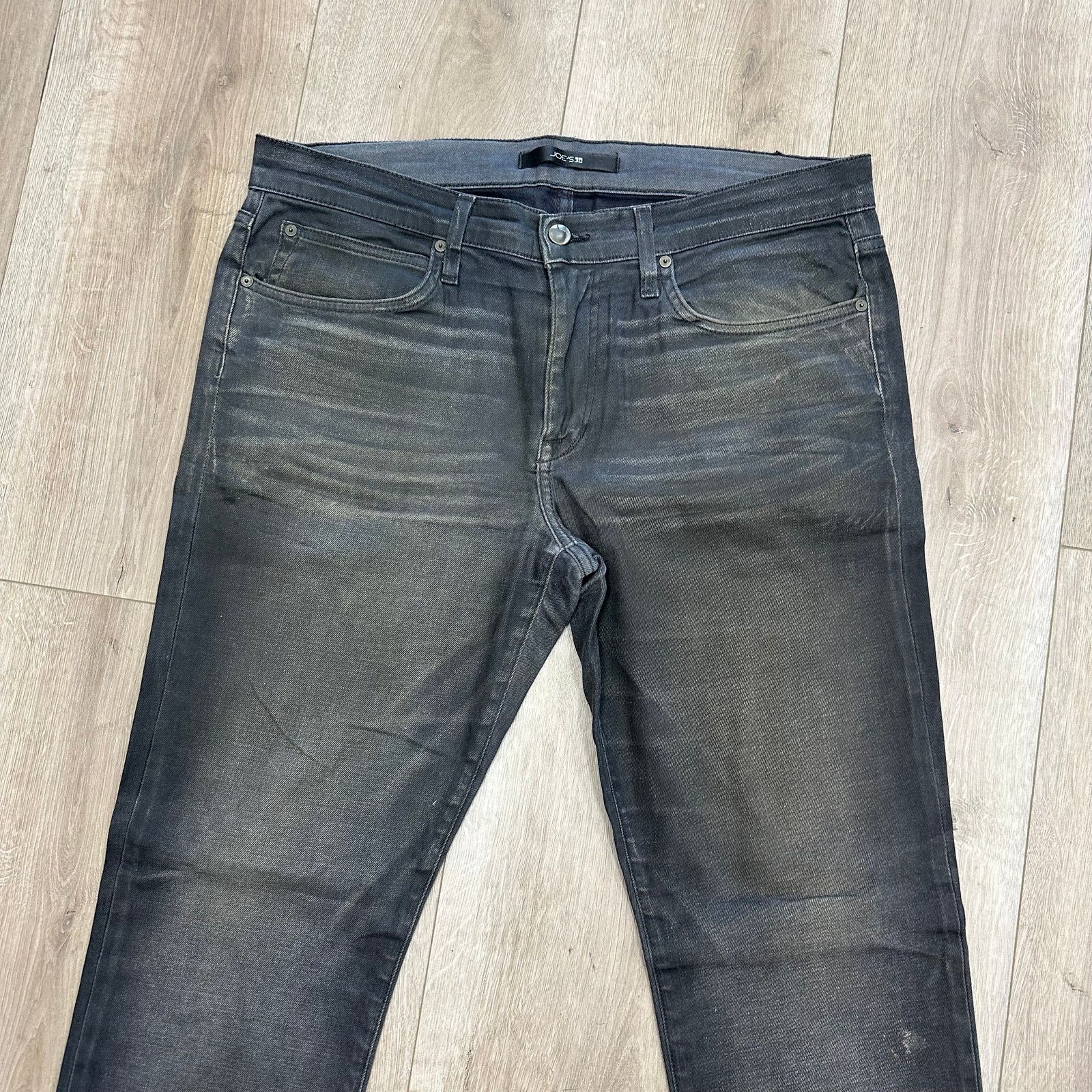 Joe's Joe's The Brixton Straight Narrow Jeans Pants Size 33 Black Size US 33 - 3 Thumbnail