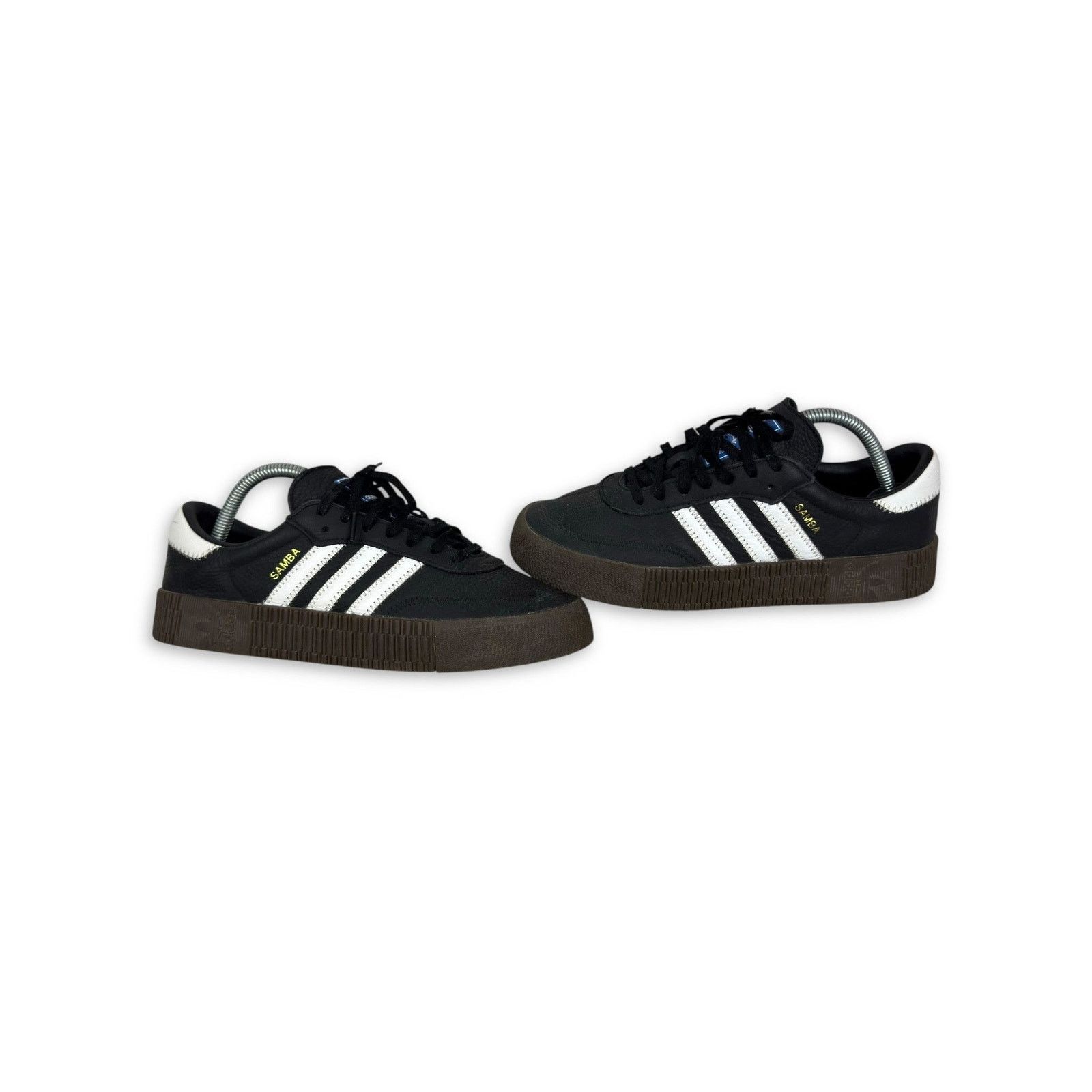 Adidas Sambarose B28156 Women's Black White Sneakers Shoes 9