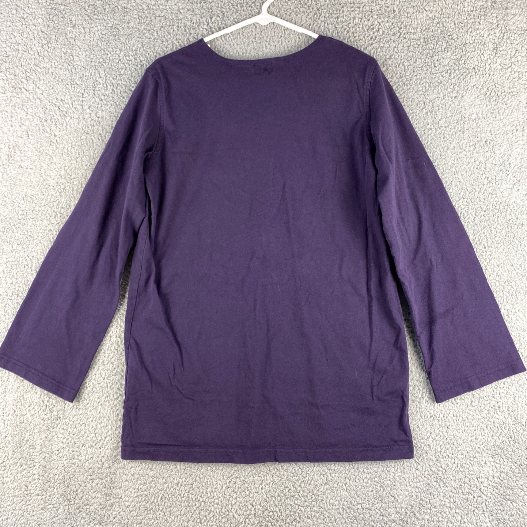 Calvin Klein Calvin Klein Women Blouse Top Long Sleeve Purple Size M Tunic Long Sleeve Wide Size M / US 6-8 / IT 42-44 - 7 Thumbnail