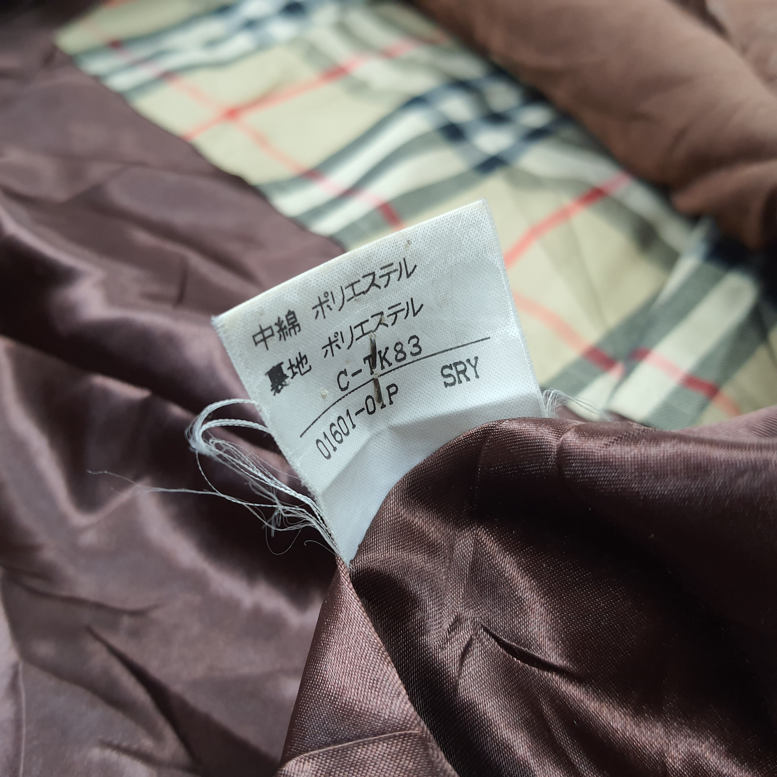 Burberry × Vintage Vintage Burberrys Nova Check Cotton Puffer Jacket Size US L / EU 52-54 / 3 - 6 Thumbnail