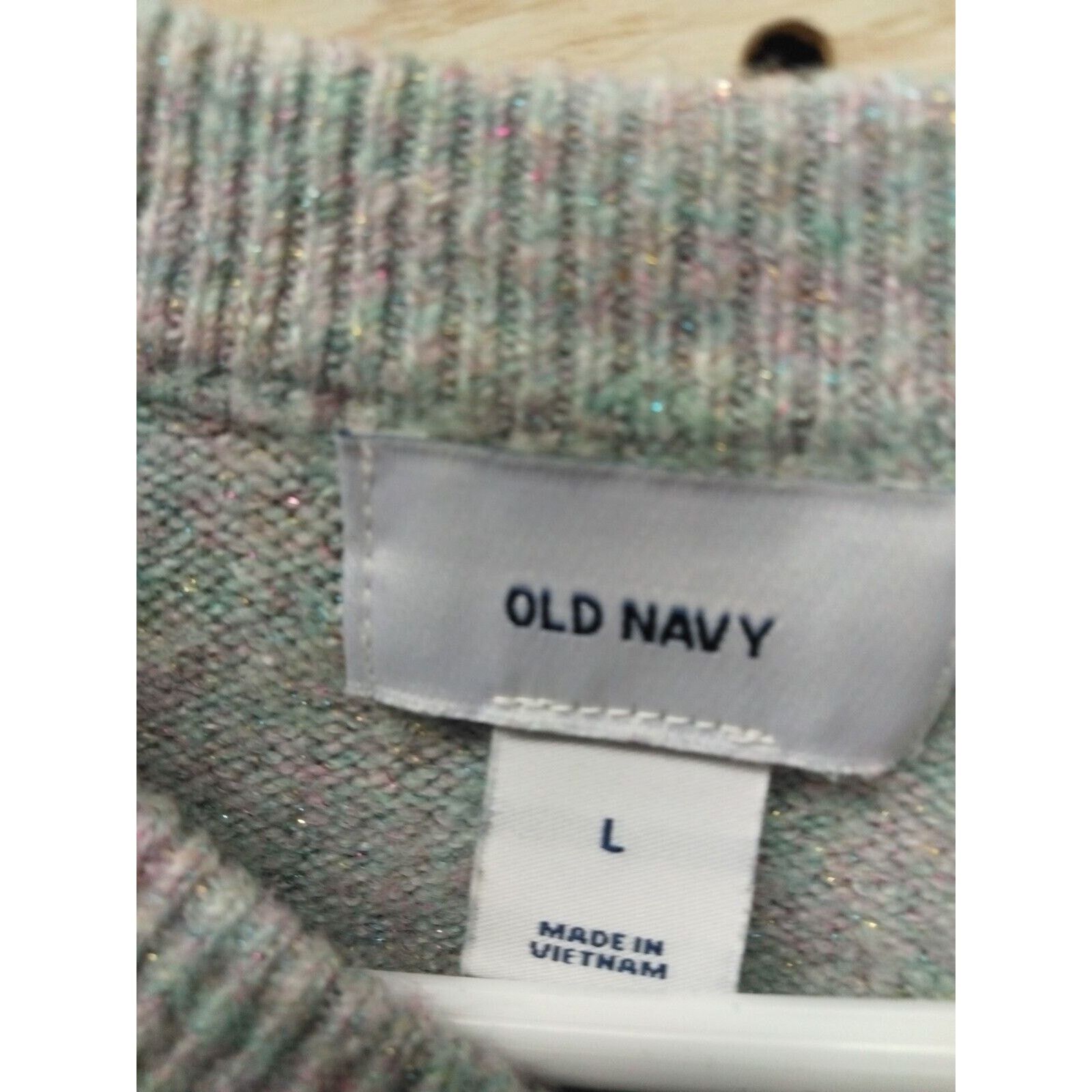 Old Navy Old Navy Sparkle Grey Size L Woman's Sweater Size L / US 10 / IT 46 - 3 Thumbnail