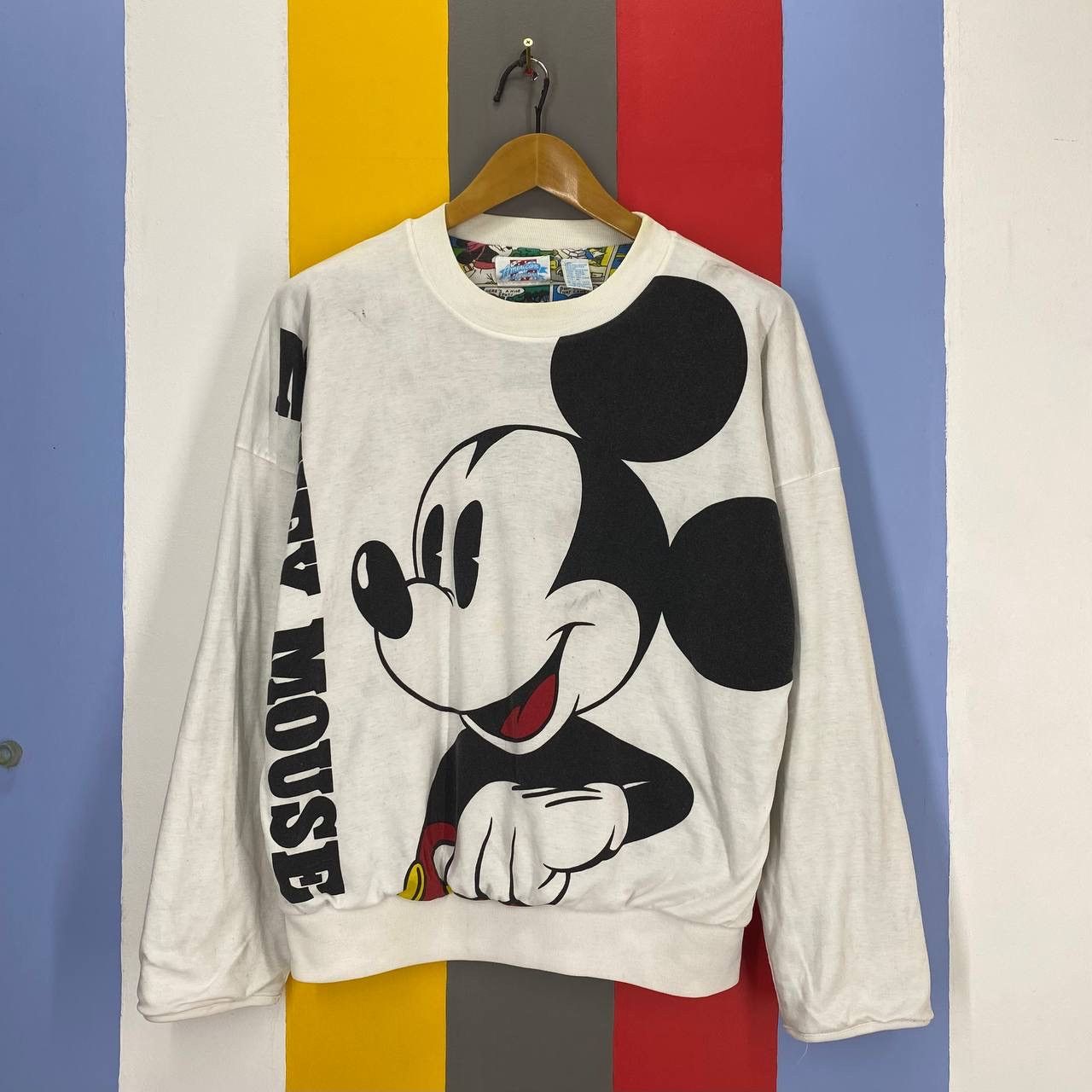 Mickey Mouse Vintage MICKEY MOUSE Rare Design Sweatshirt #2180/20 Size US M / EU 48-50 / 2 - 1 Thumbnail
