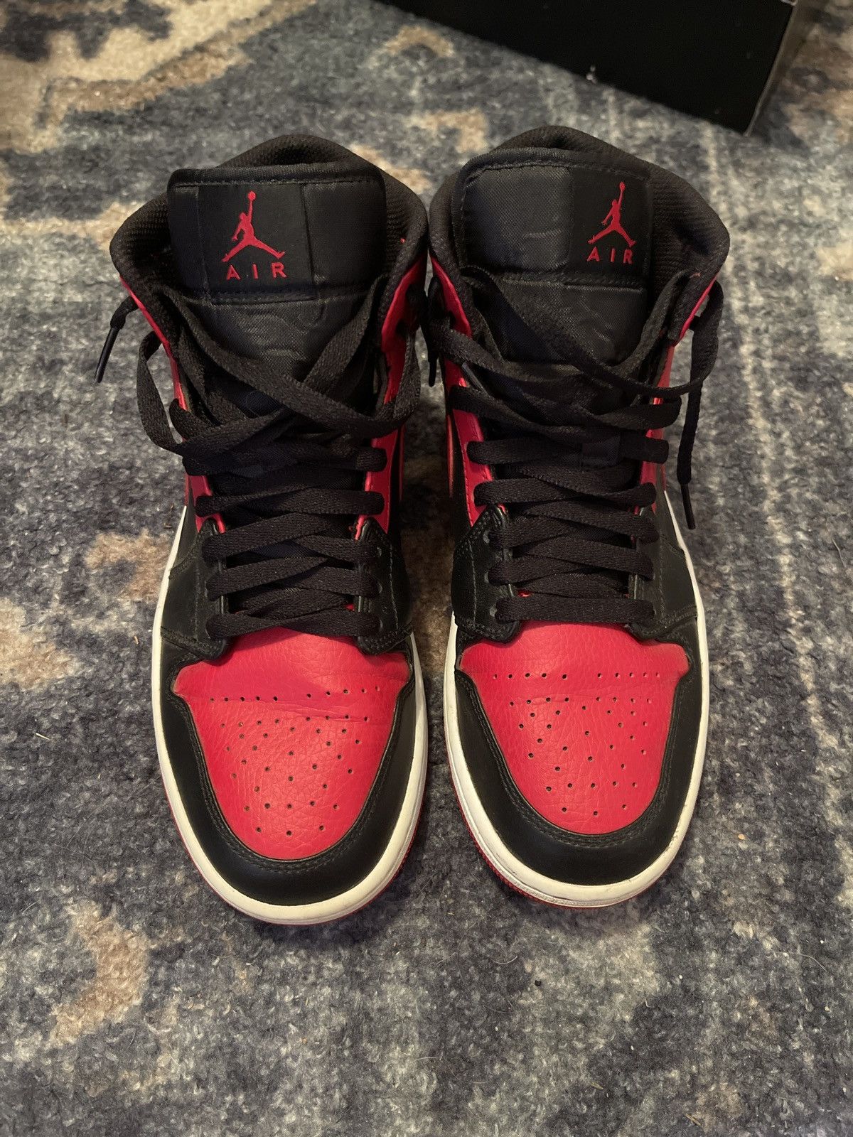 Jordan Brand × Nike Nike Air Jordan mid “Bred” Size US 9 / EU 42 - 3 Thumbnail