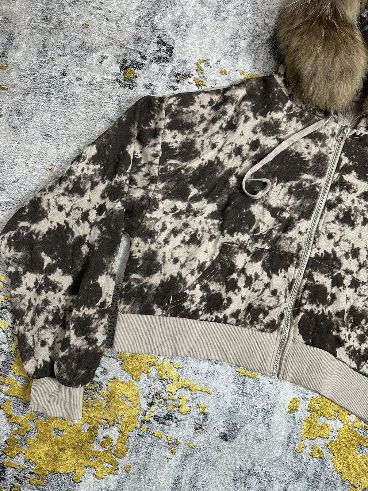 20471120 CROPPED STYLE JAPAN WEGO FUR ZIP HOODIE Size M / US 6-8 / IT 42-44 - 3 Thumbnail