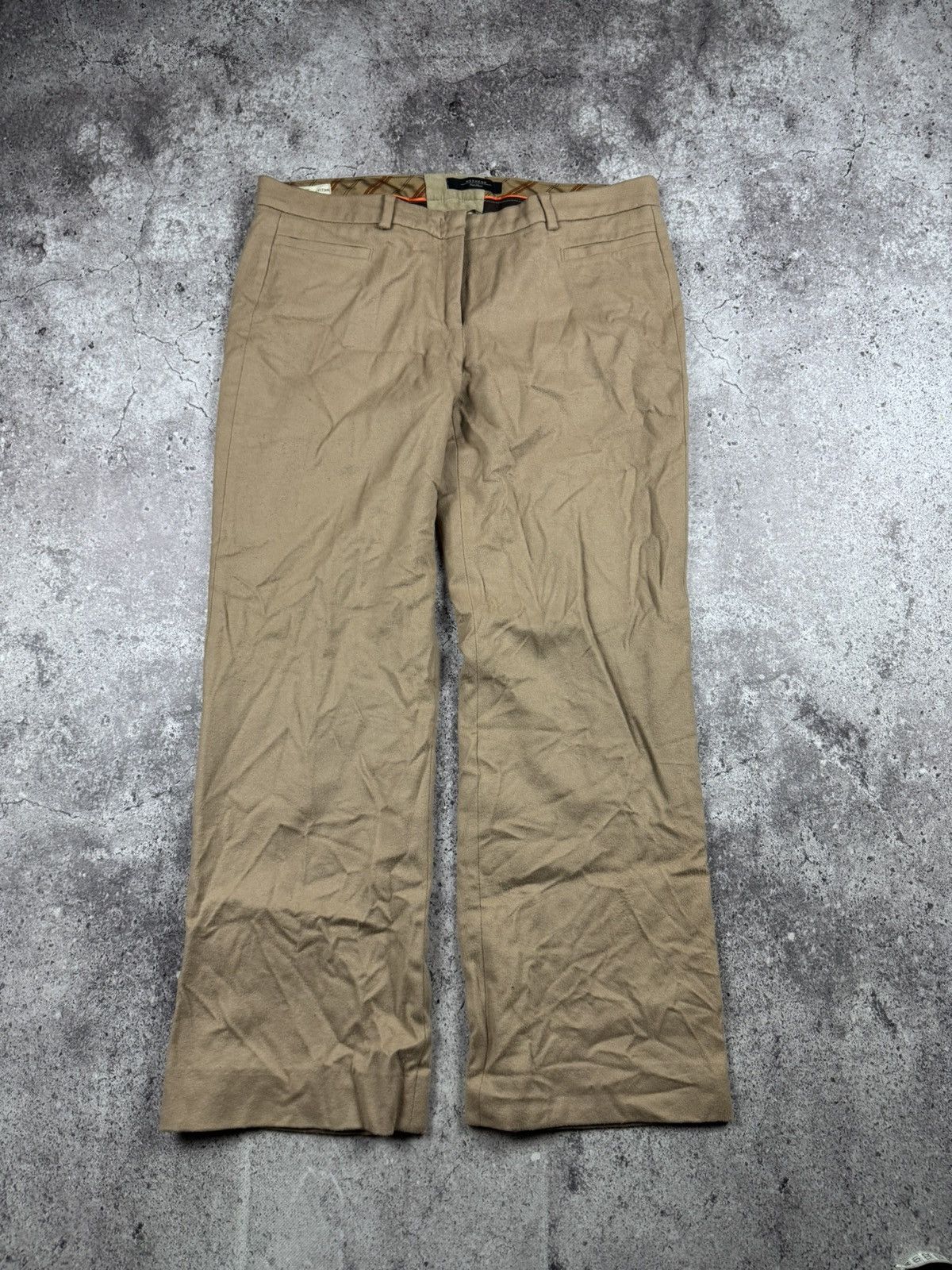 Max Mara MAX MARA Italy Bell Bottom Wool Casual Trousers Cashemere Size 36" / US 14 / IT 50 - 1 Thumbnail