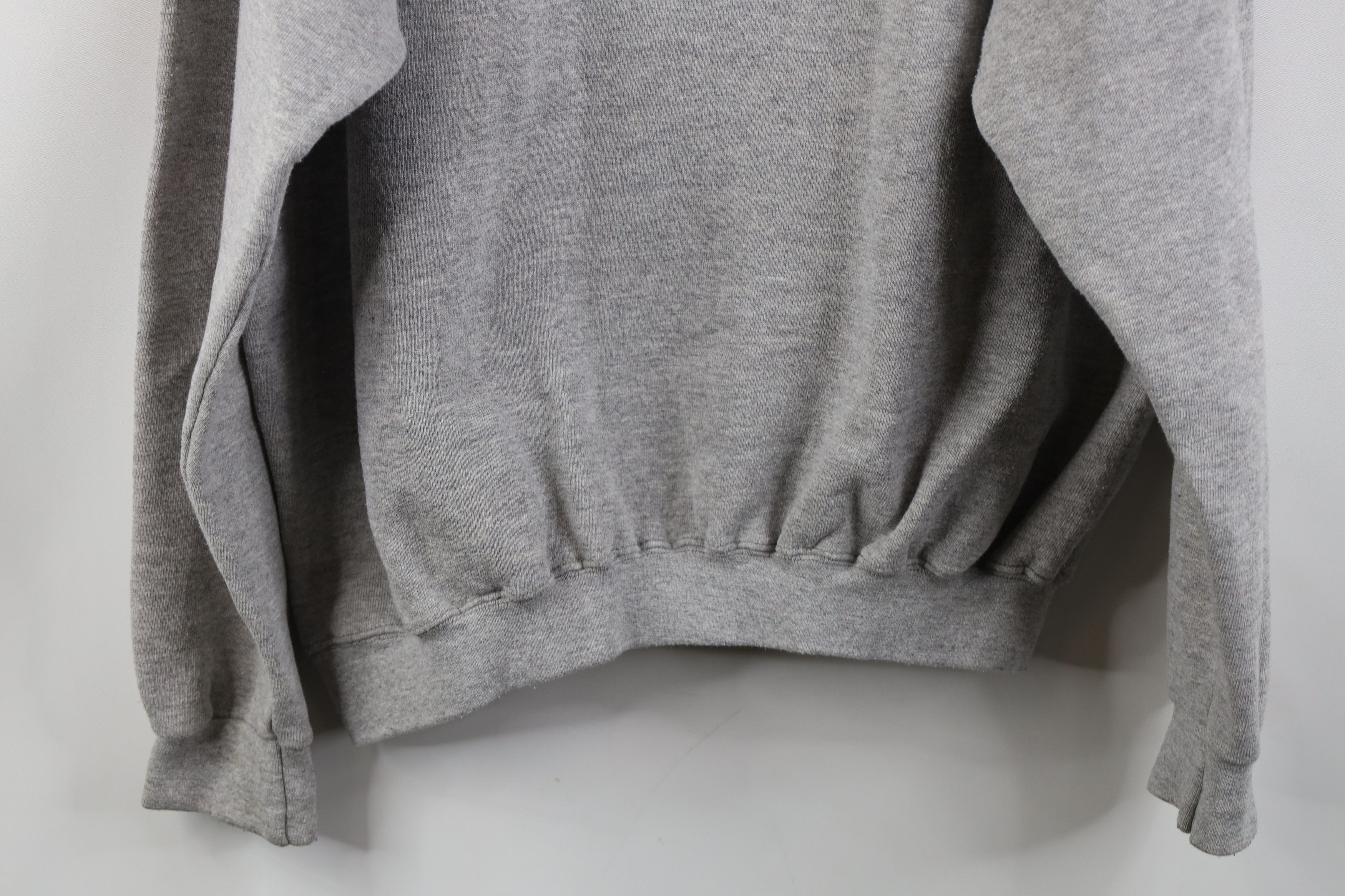 Vintage Vintage 80s 90s Dot Wolf Nature Hoodie Sweatshirt Gray USA Size US XL / EU 56 / 4 - 15 Thumbnail