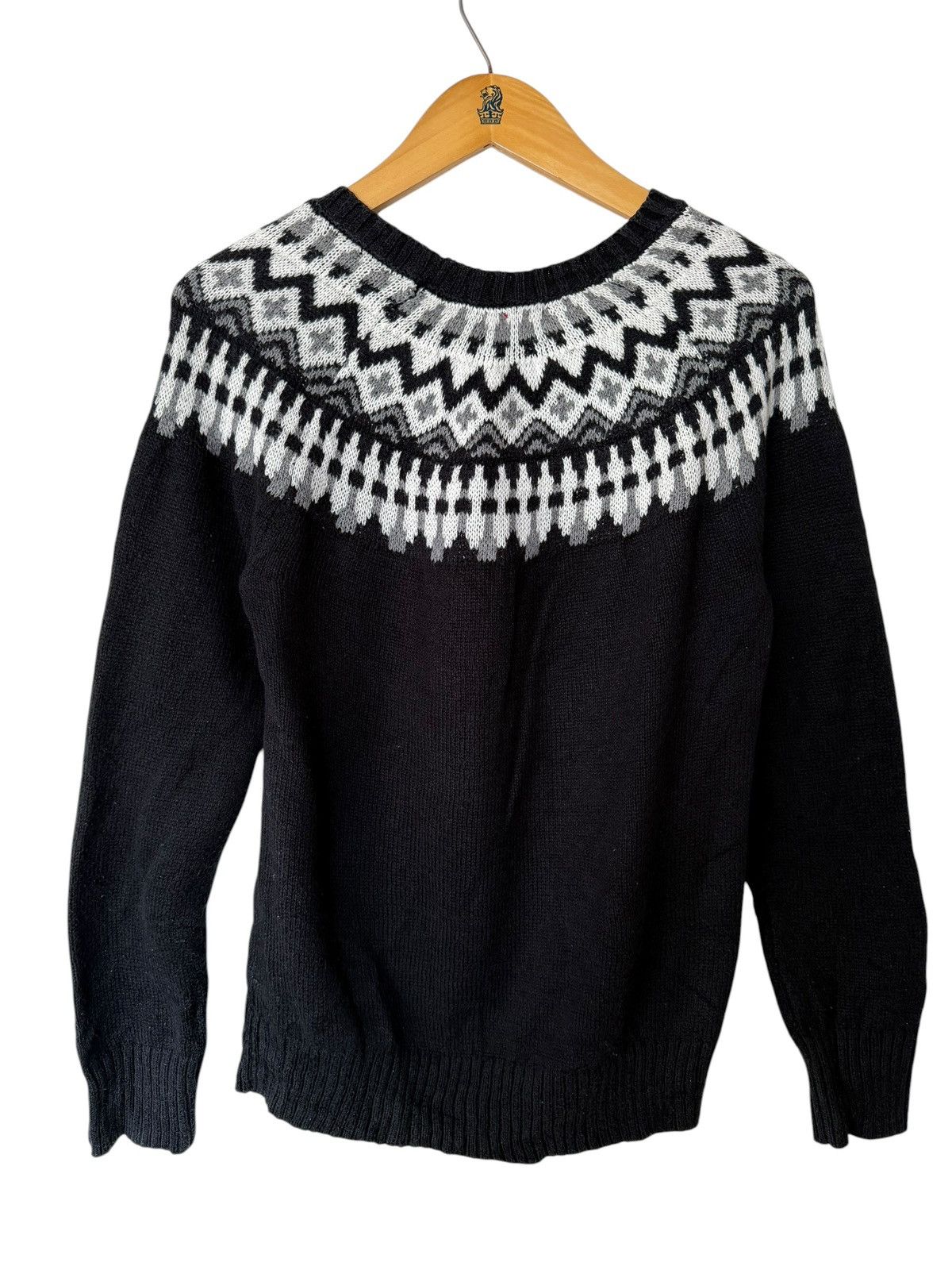 Old Navy Vintage Old Navy Log Sleeve Knitwear Sweater Jumper Size M / US 6-8 / IT 42-44 - 5 Thumbnail