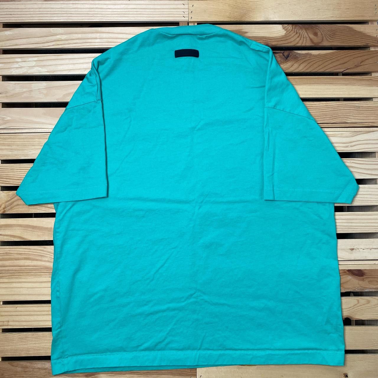 Essentials Essentials Fear of God Green Streetwear Tee Size 2XL Size US XXL / EU 58 / 5 - 2 Thumbnail