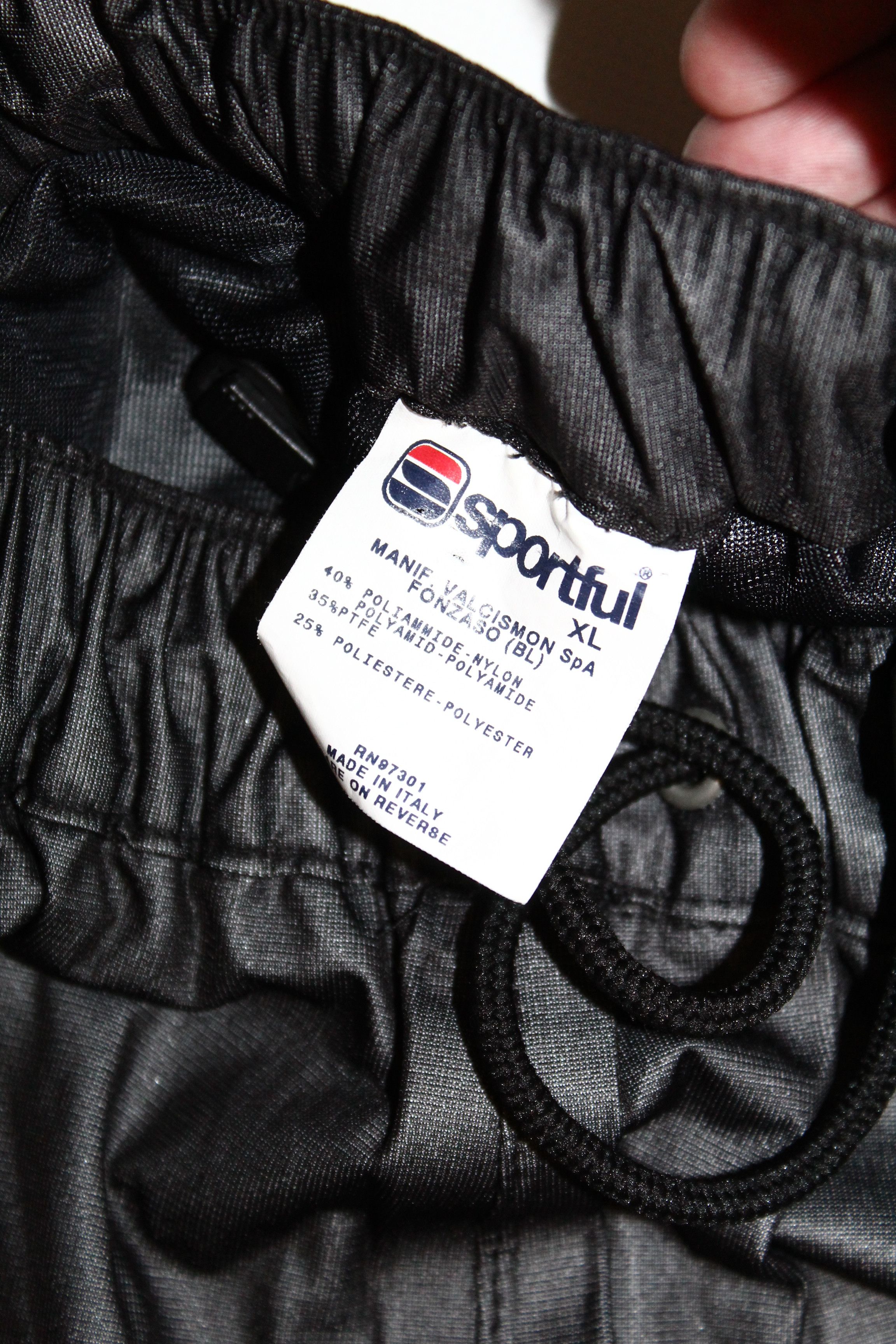 Goretex RARE💥 Sportful Italy Goretex Drawsting Lining Nylon Pants Size US 34 / EU 50 - 6 Thumbnail