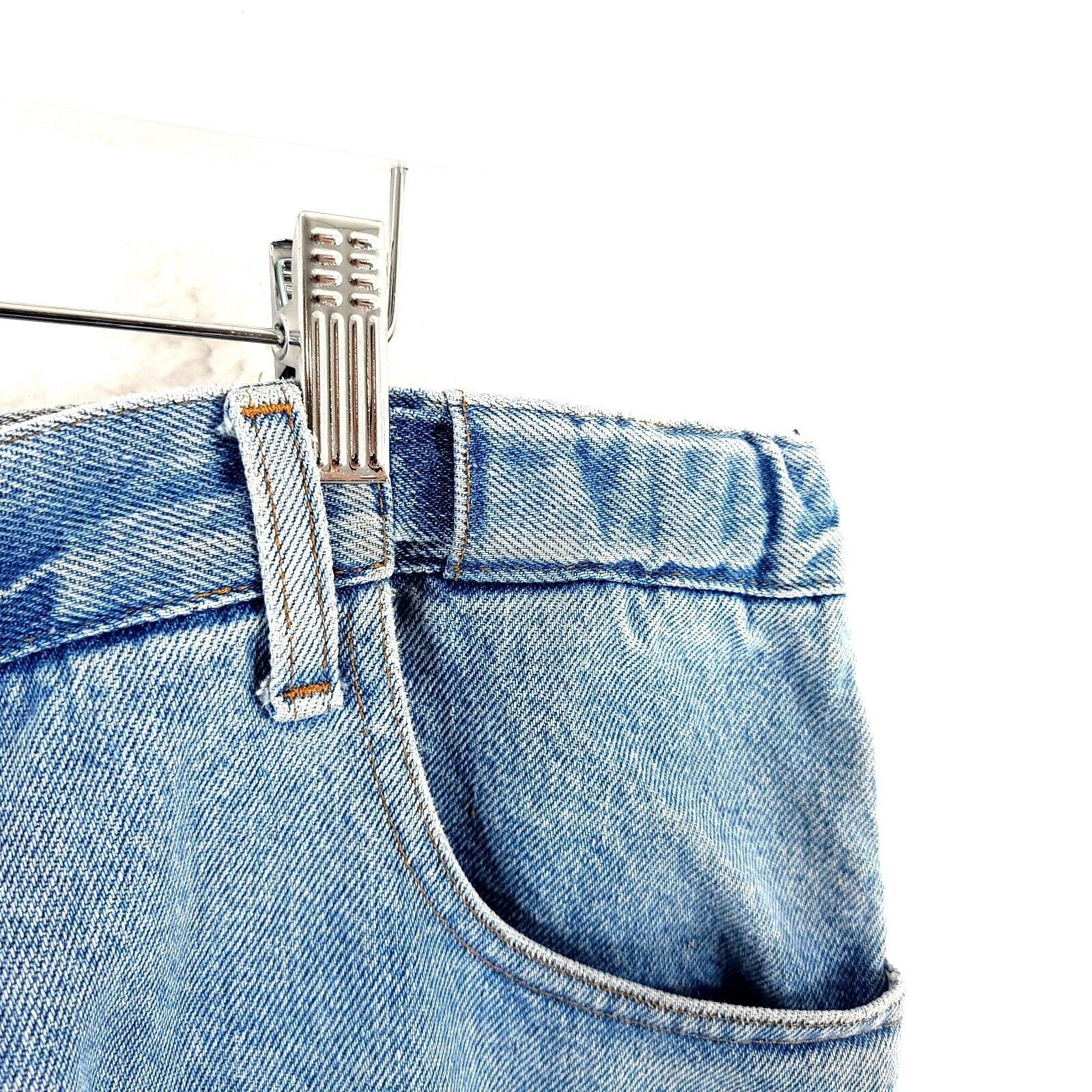 L.L. Bean L.L. Bean Light Blue Adjustable Comfort Waist Denim High Ris Size US 42 / EU 58 - 4 Thumbnail