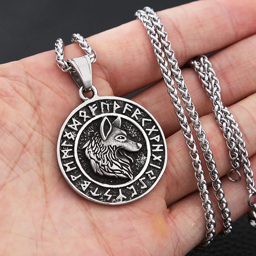 Other Vintage Viking Wolf Pendant Necklace Size ONE SIZE - 1 Thumbnail