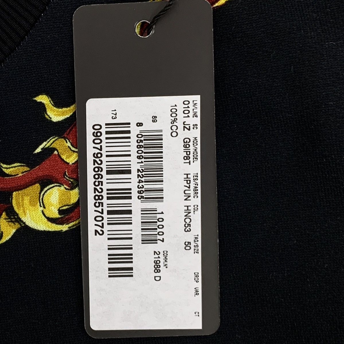 Dolce & Gabbana Dolce & Gabbana Knight Court Long Sleeve Sweatshirt K26WX Size US L / EU 52-54 / 3 - 8 Thumbnail