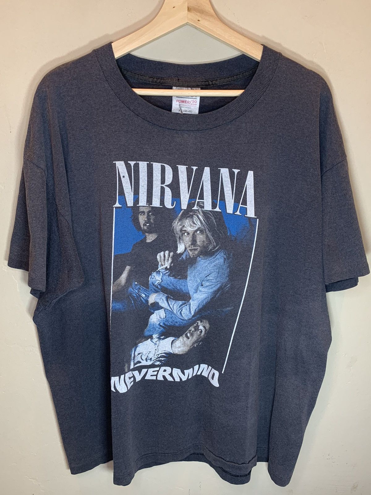 Nirvana RARE* Vintage 1991 Nirvana Nevermind Album Kurt Cobain Shirt Size US XL / EU 56 / 4 - 1 Thumbnail