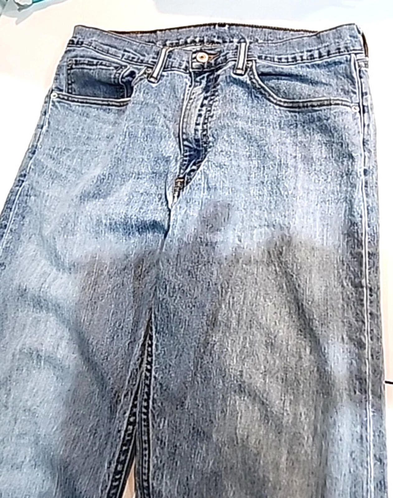 Levi's Levi's 505 Mens Jeans Actual 34Wx33L Blue Denim Regular Fit Size US 34 / EU 50 - 12 Thumbnail