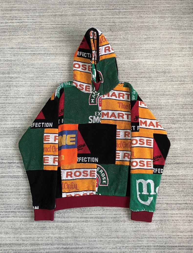Martine Rose Martine Rose Towel Embroidered Hoodie Bar Towel Splicing H Size US XS / EU 42 / 0 - 1 Thumbnail