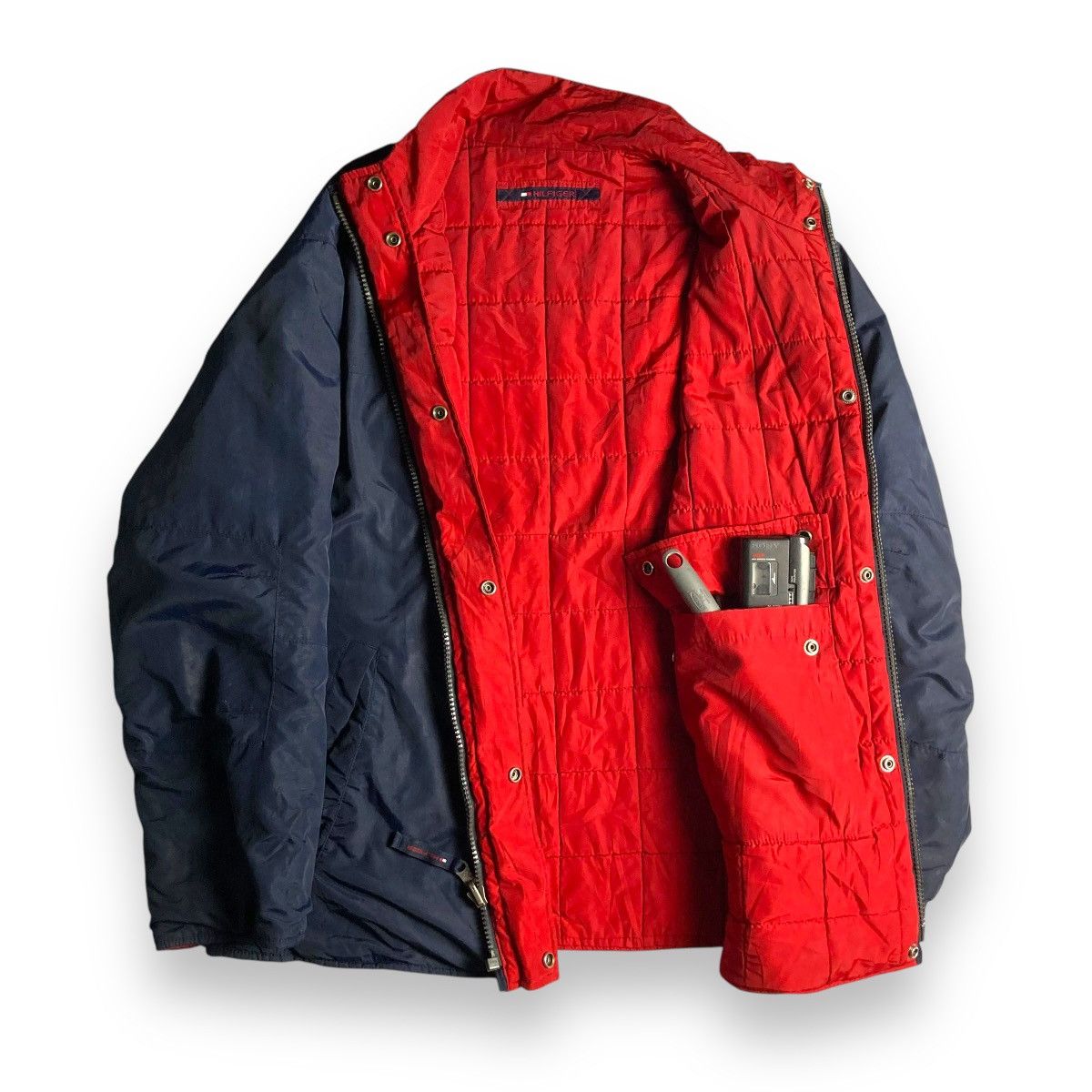 Tommy Hilfiger VINTAGE TOMMY HILFIGER REVERSIBLE ZIPPER JACKET Size US L / EU 52-54 / 3 - 13 Thumbnail