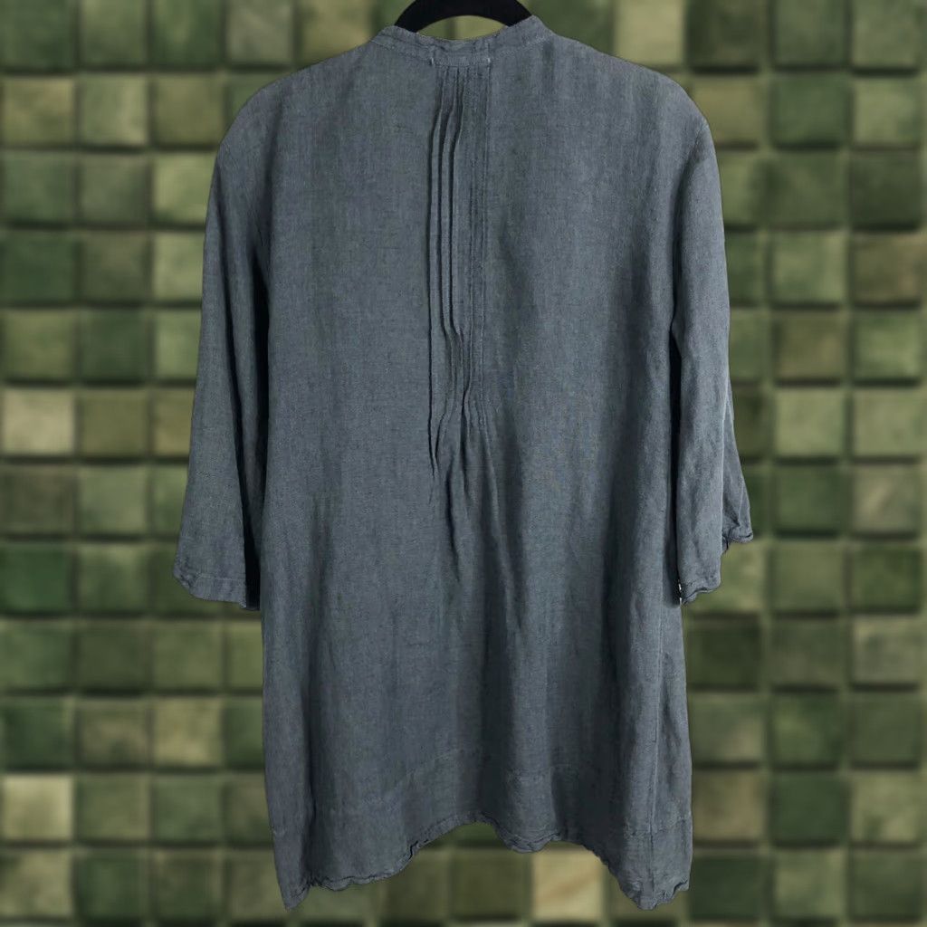 Vintage VINTAGE CP Shades Cardigan Women Small Charcoal Linen Blend Lagenlook Boho Minimalist Shirt? (wait) Size S / US 4 / IT 40 - 1 Thumbnail