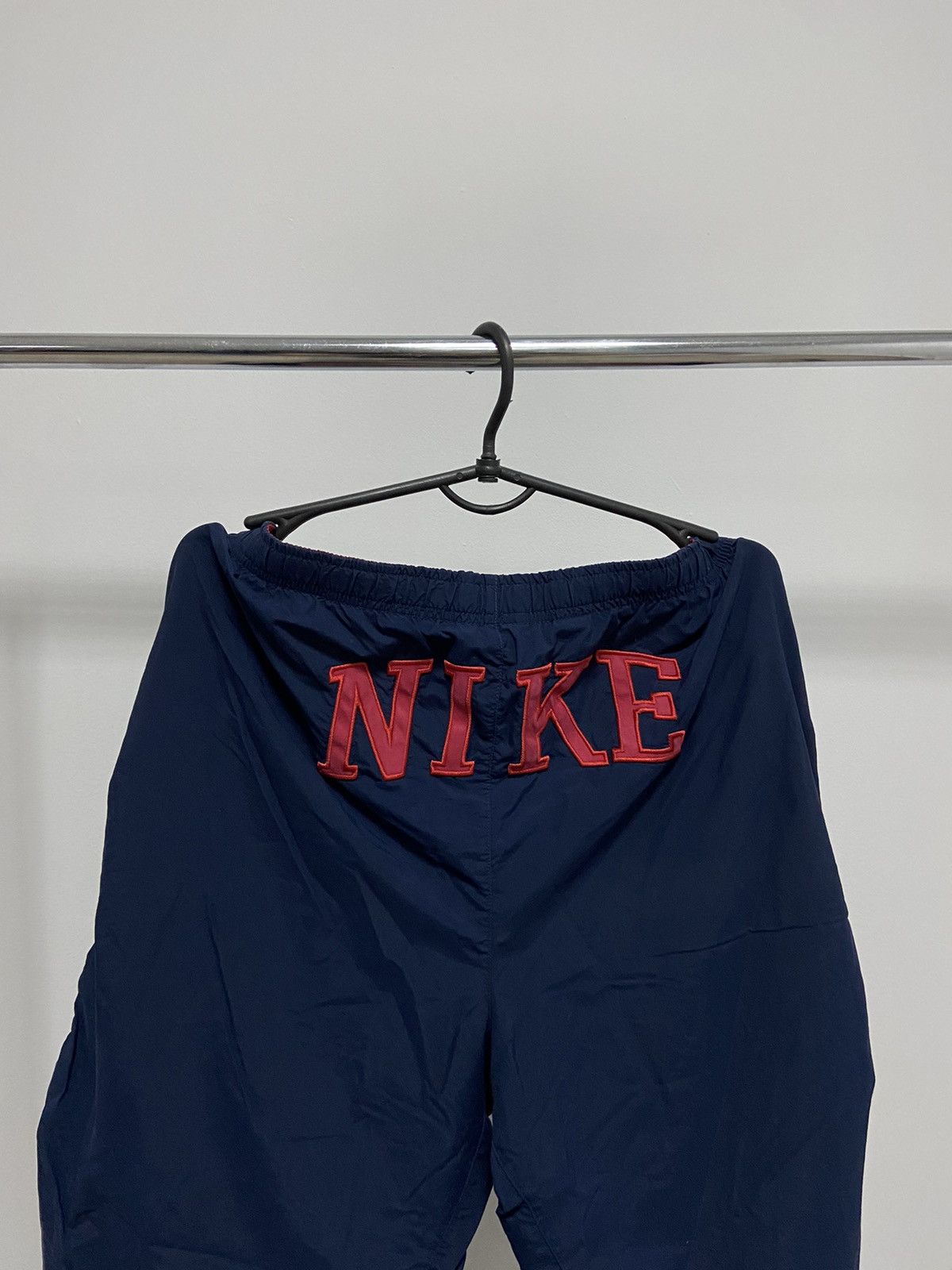 Nike × Vintage Nike Shorts Vintage Small Logo Y2K Nylon Big Logo Size US 36 / EU 52 - 2 Thumbnail