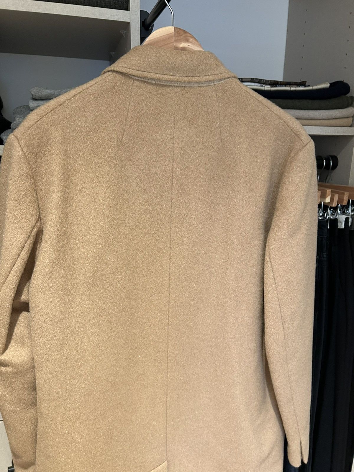 Norse Projects Norse Projects Sundsval Mohair Camel Overcoat Size US L / EU 52-54 / 3 - 5 Thumbnail